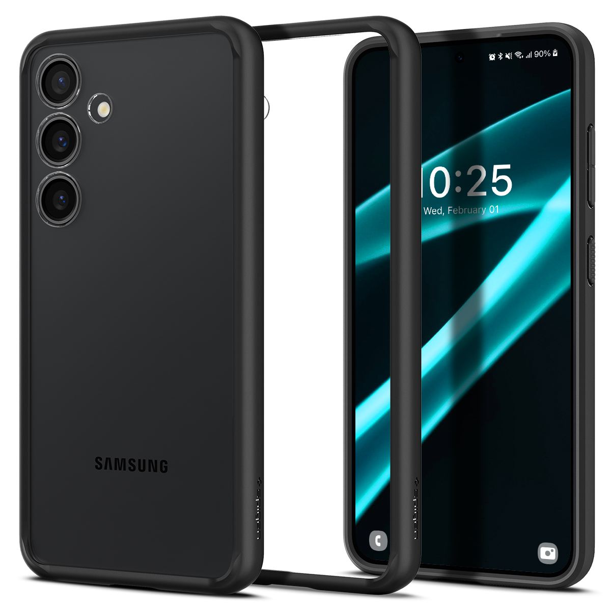 Spigen Ultra Hybrid, matte black - Samsung Galaxy S24+
