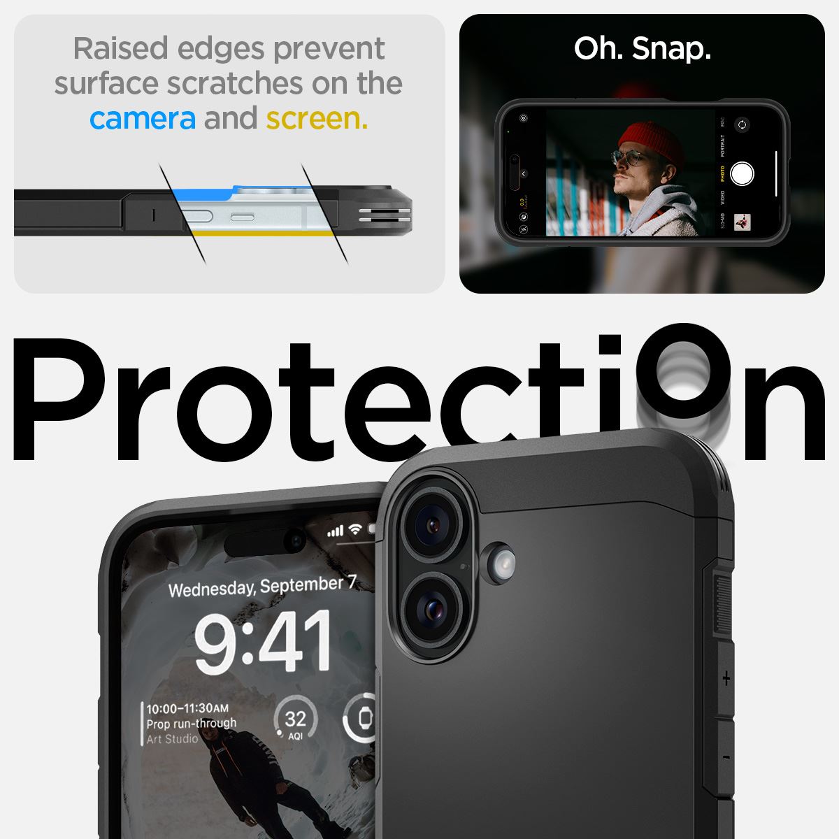 Spigen Tough Armor MagSafe, black - iPhone 16 Plus (14)