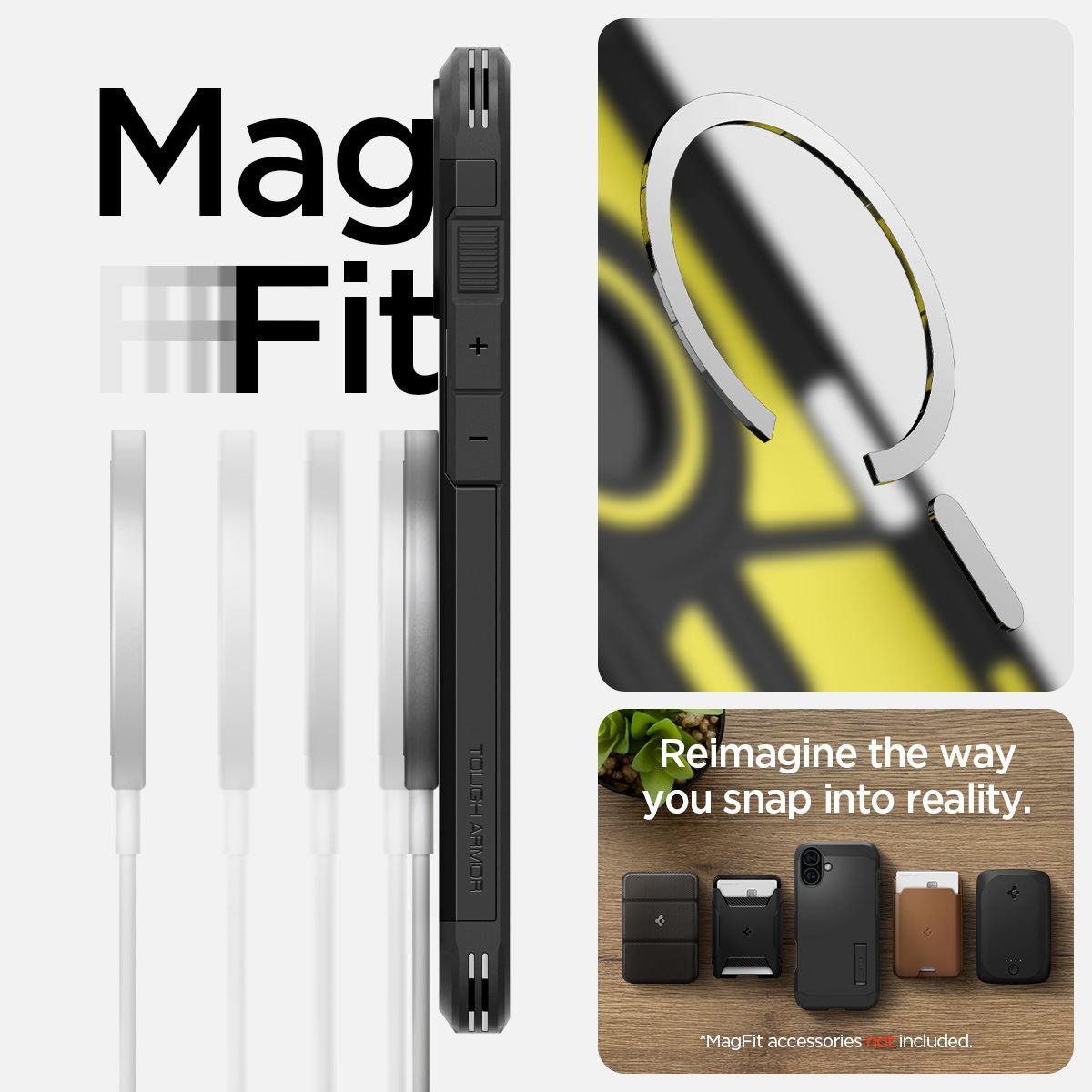 Spigen Tough Armor MagSafe, black - iPhone 16 Plus (16)
