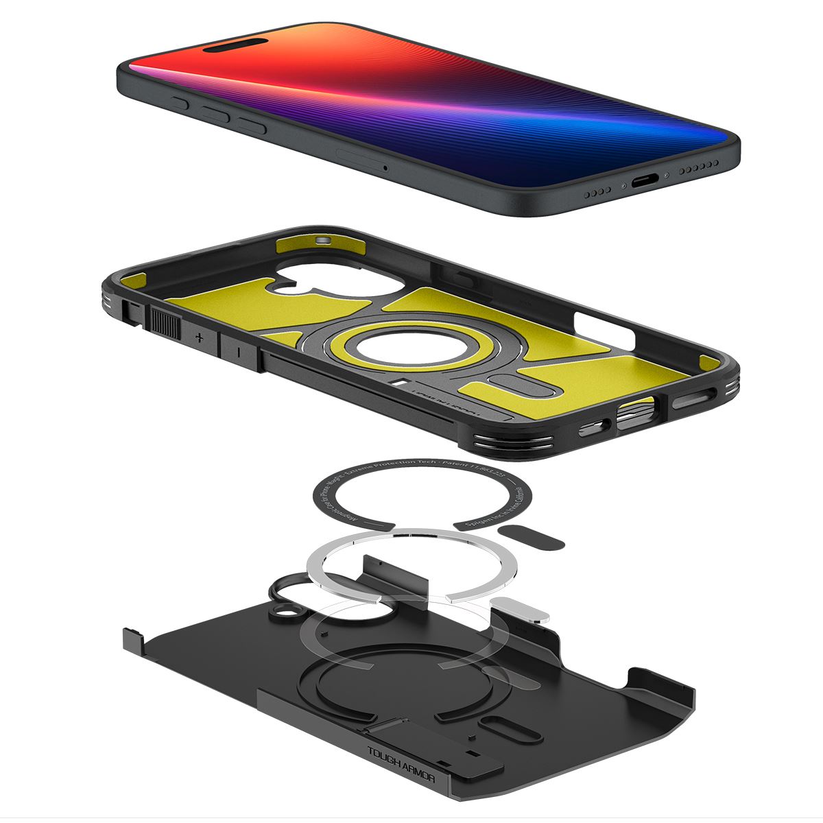 Spigen Tough Armor MagSafe, black - iPhone 16 Plus (9)