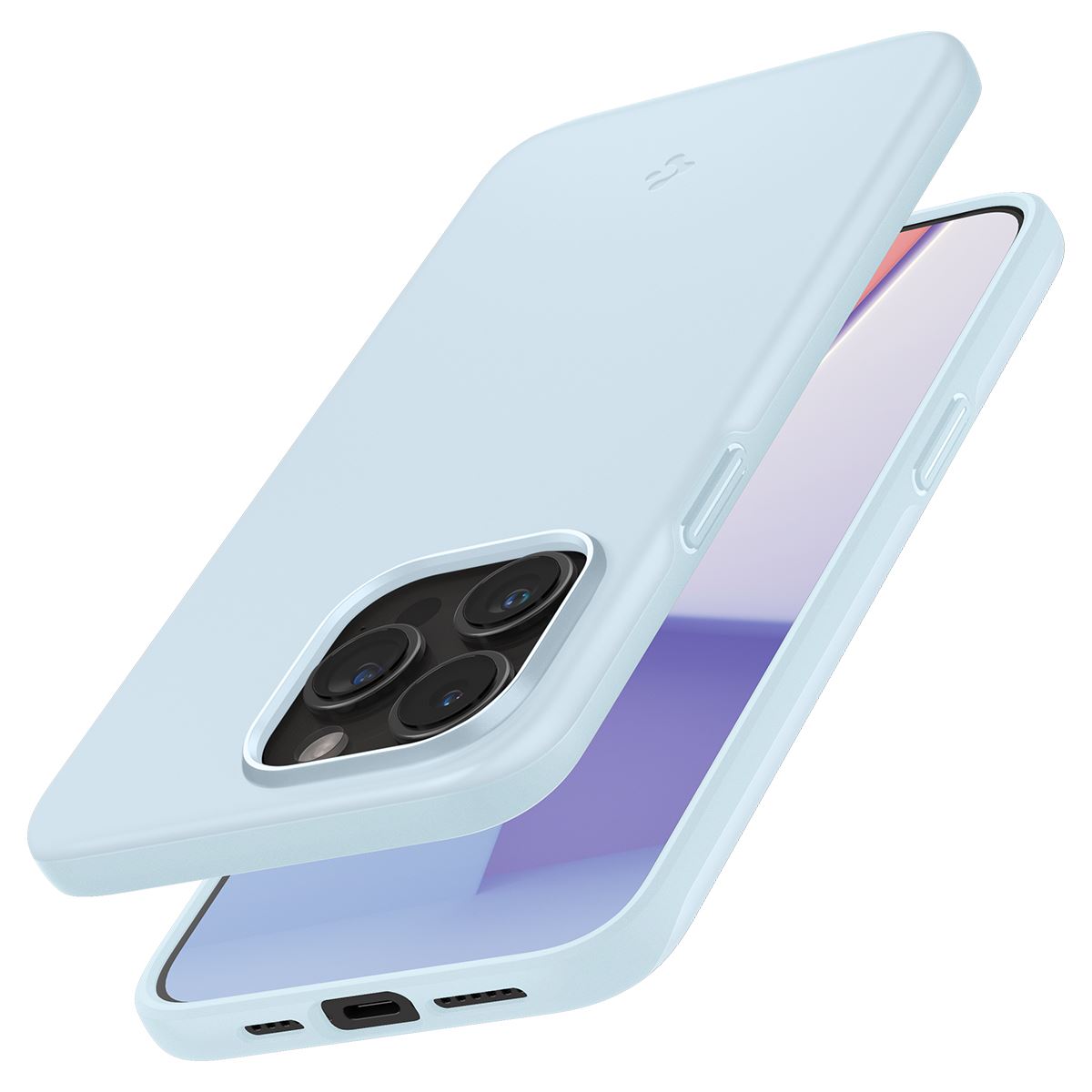 Spigen Thin Fit, mute blue - iPhone 15 Pro (7)