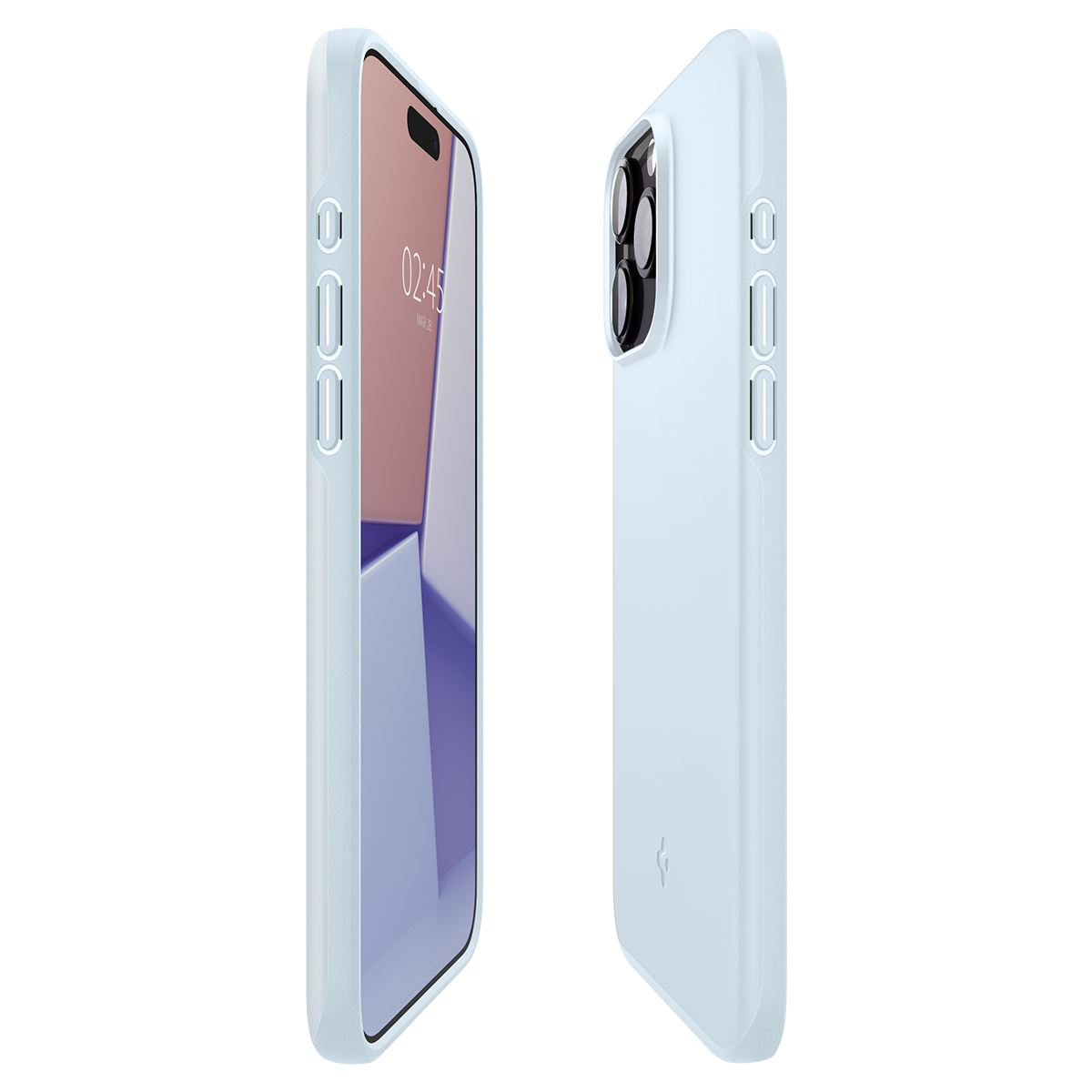 Spigen Thin Fit, mute blue - iPhone 15 Pro (8)