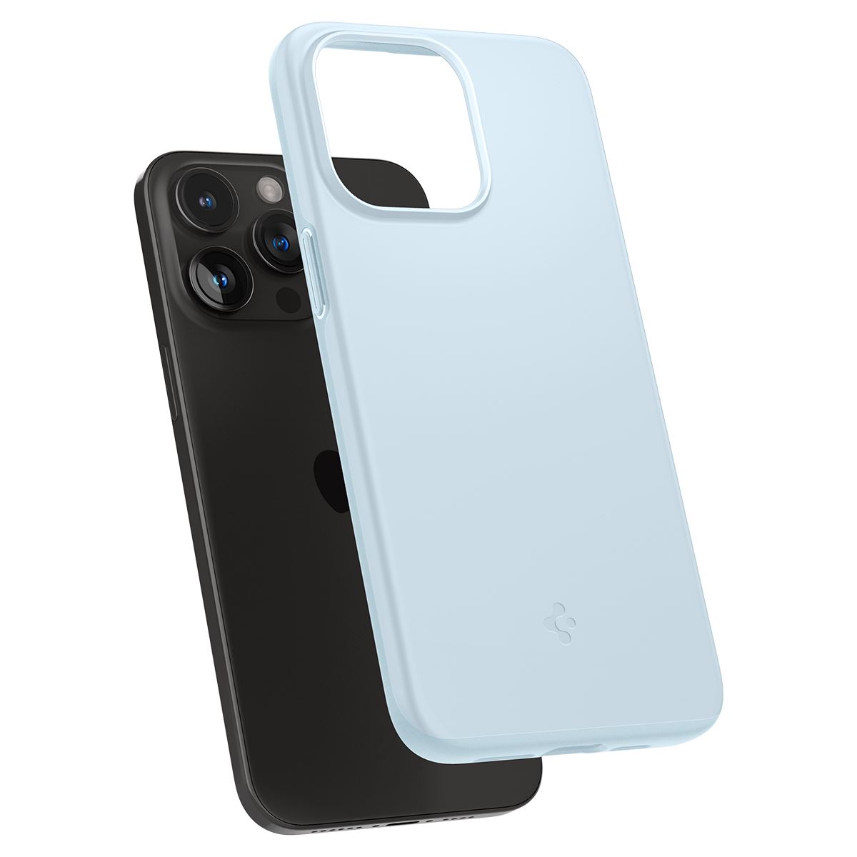 Spigen Thin Fit, mute blue - iPhone 15 Pro (9)