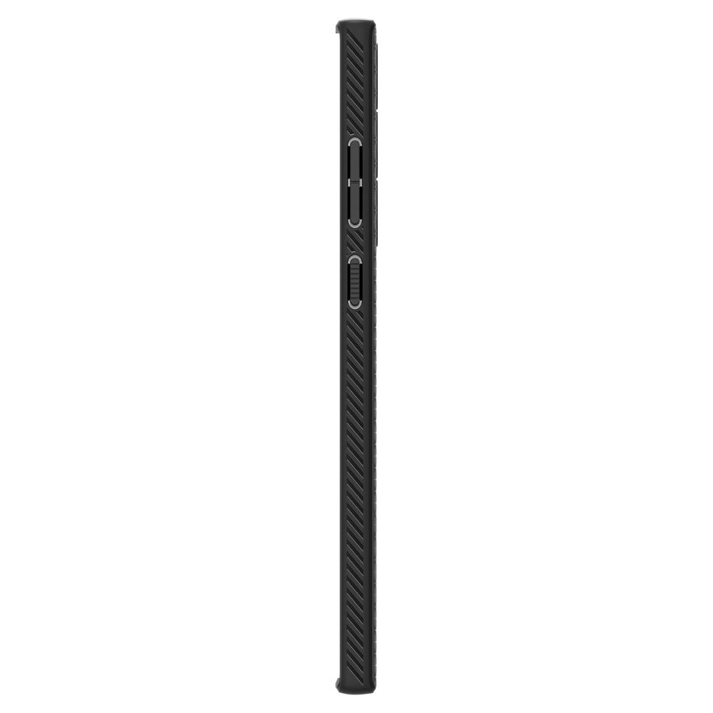 Spigen Liquid Air, matte black - Samsung Galaxy S22 Ultra (4)