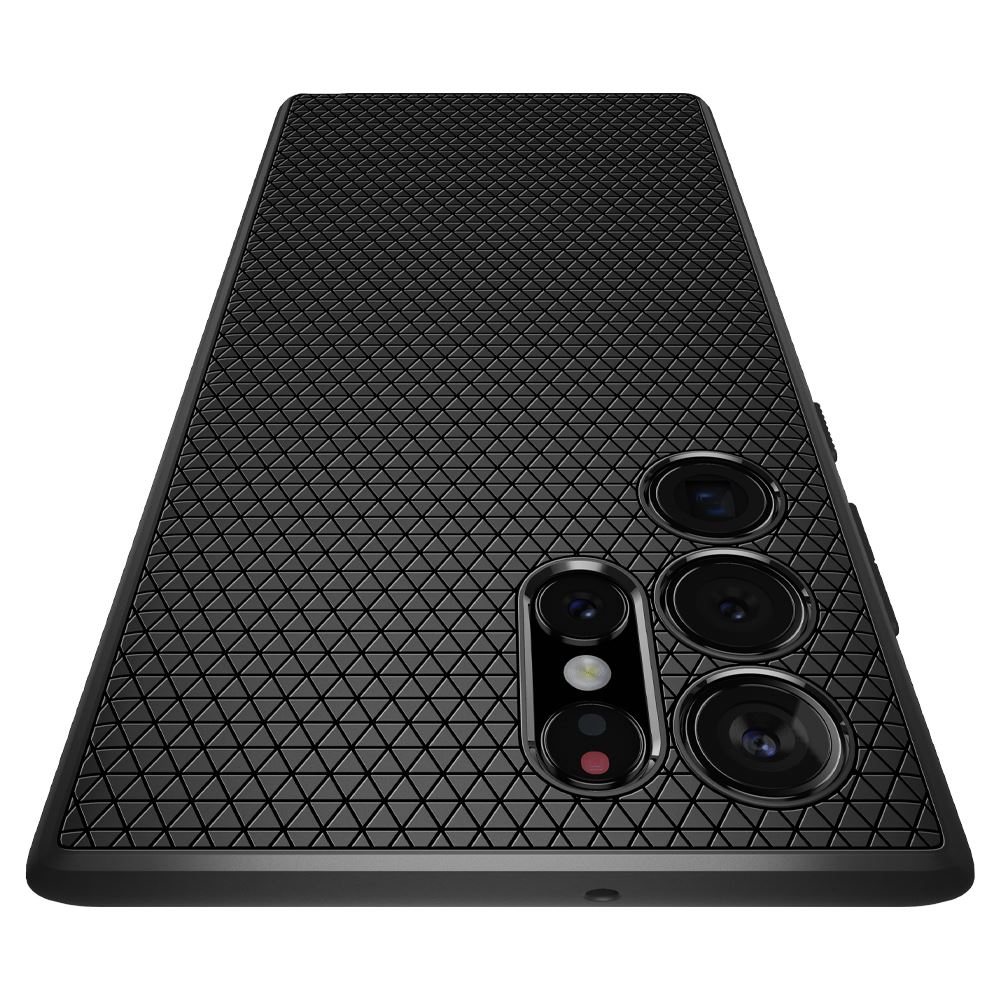Spigen Liquid Air, matte black - Samsung Galaxy S22 Ultra (7)