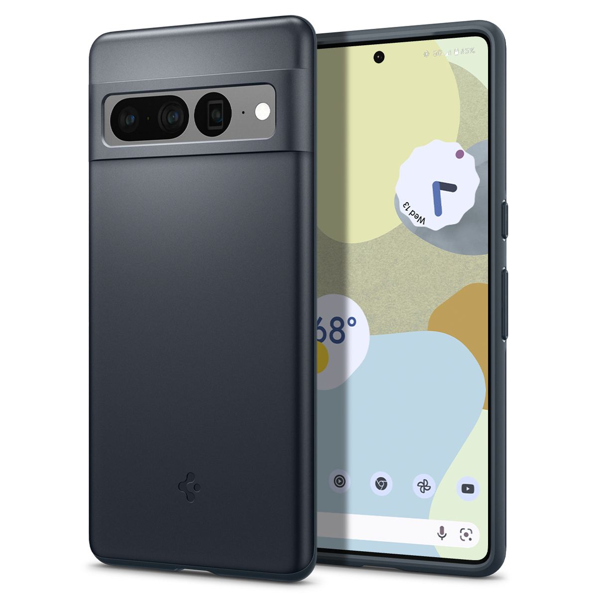 Spigen Thin Fit, metal slate - Google Pixel 7 Pro (1)