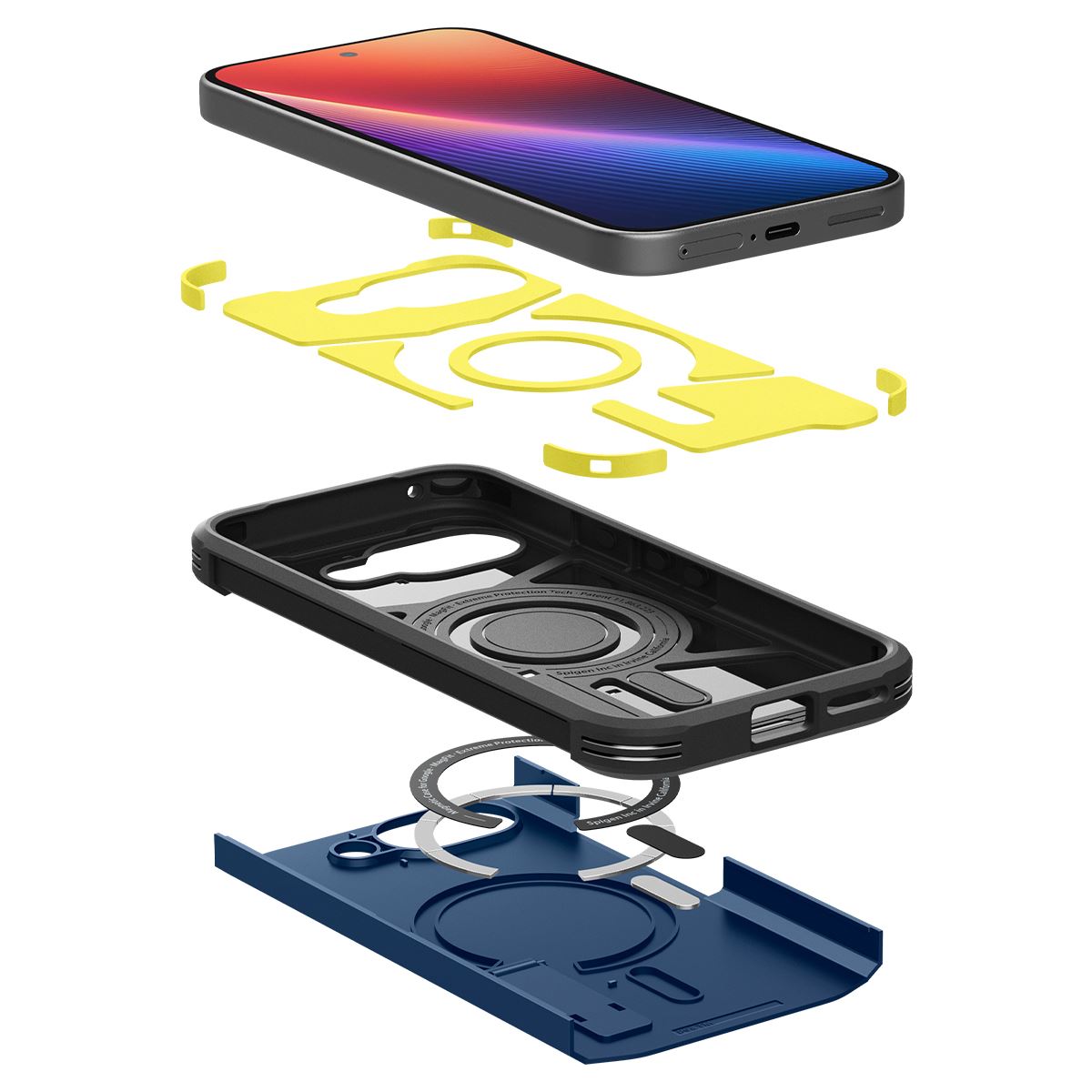 Spigen Tough Armor MagSafe navy blue - Google Pixel 9a (8)