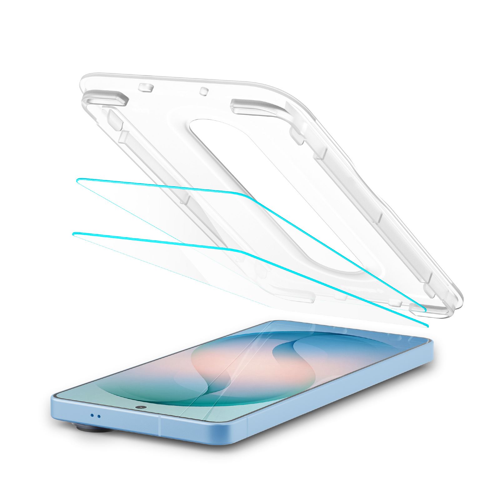 Spigen Glass tR EZ Fit Pro (Anti Reflection) 2 Pack, transparency - Samsung Galaxy S26+ (2)