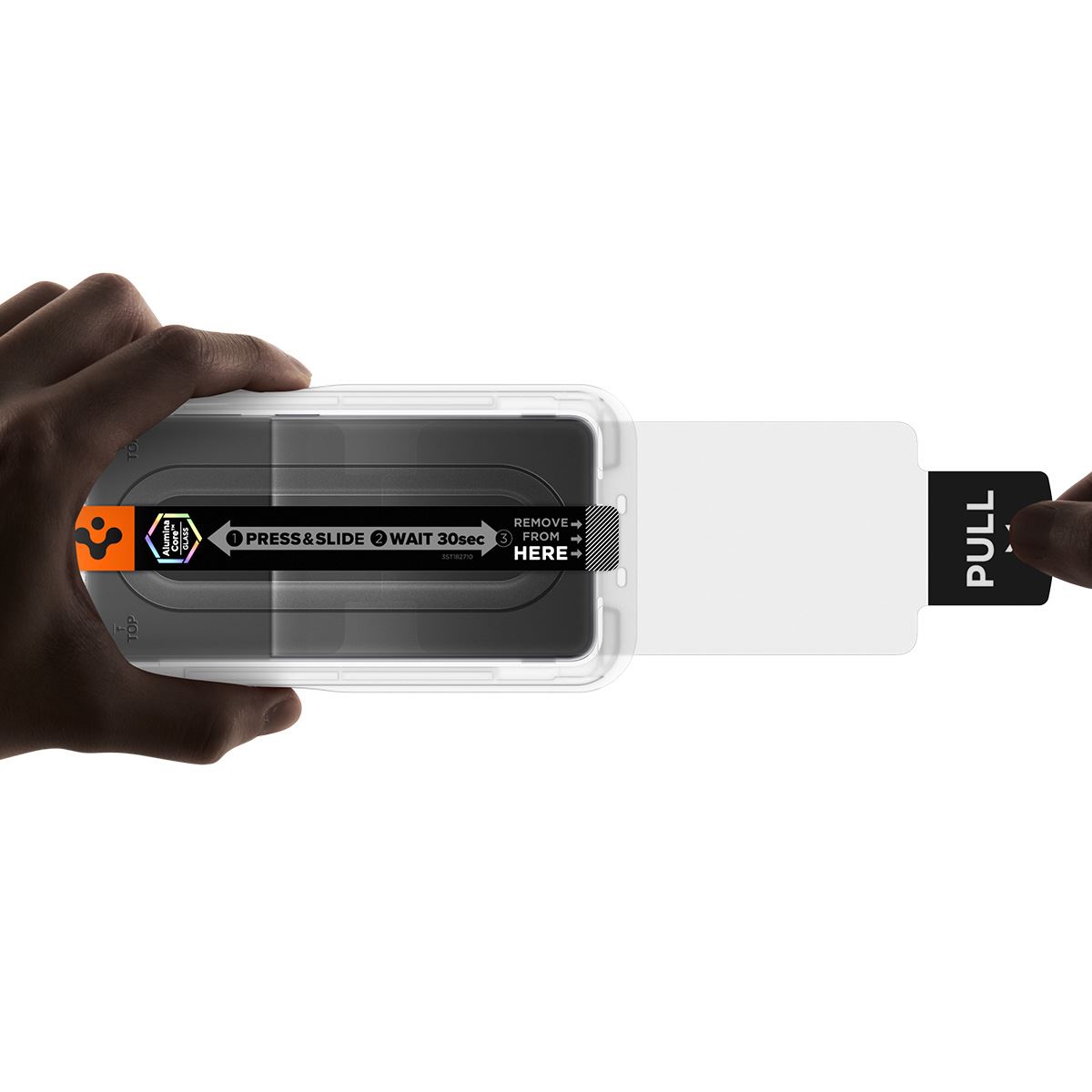 Spigen Glass tR EZ Fit Pro (Anti Reflection) 2 Pack, transparency - Samsung Galaxy S26+ (9)