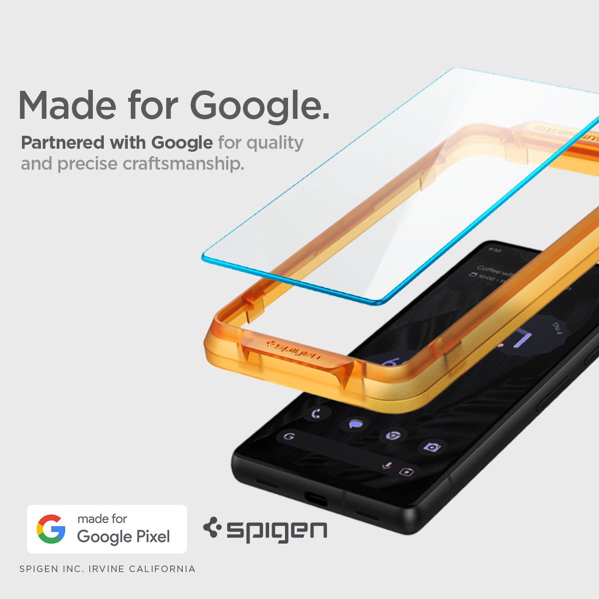 Spigen Glass Align Master Clear 2 Pack - Google Pixel 7a (7)