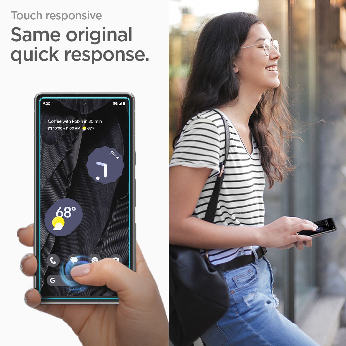 Spigen Glass Align Master Clear 2 Pack - Google Pixel 7a (9)