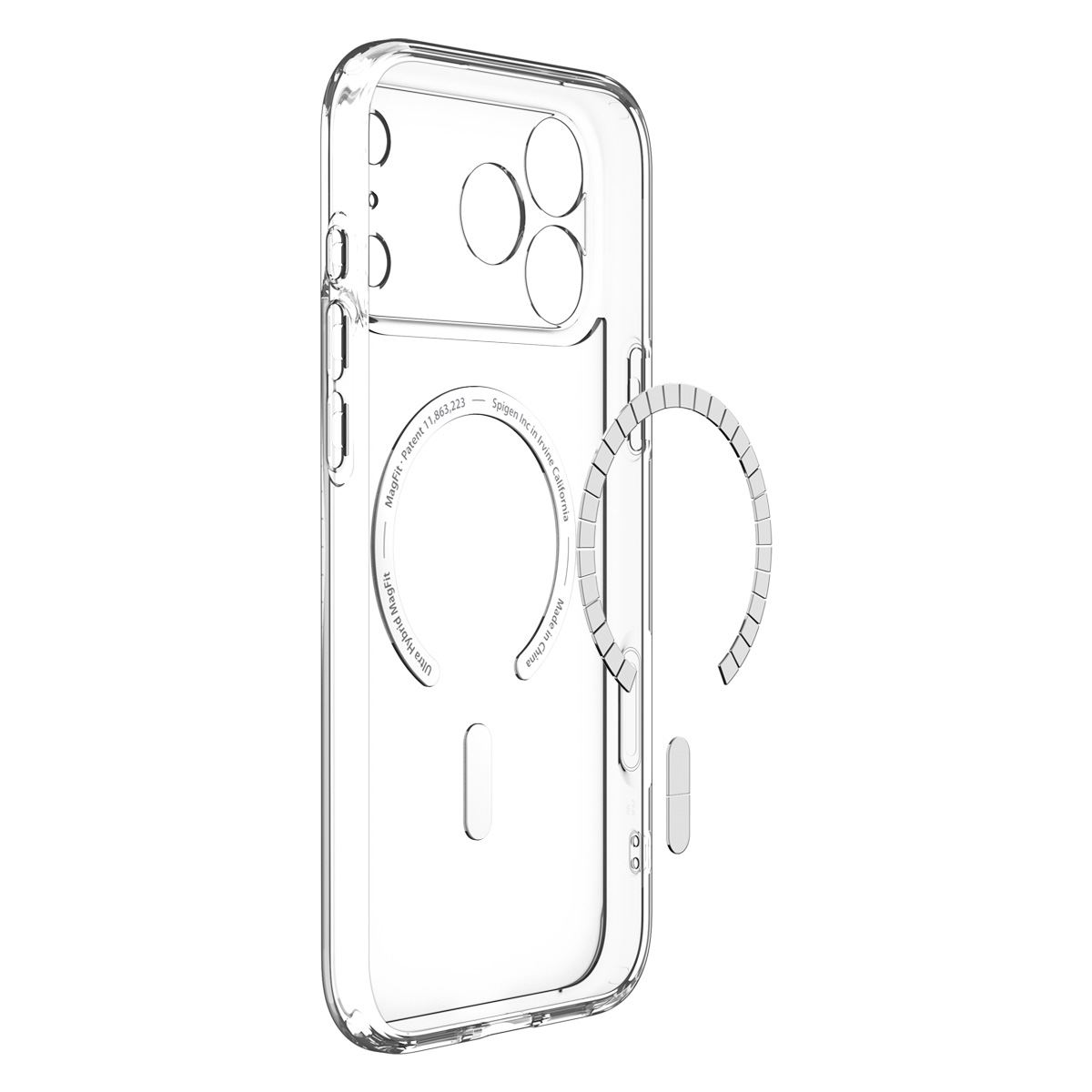 Spigen Ultra Hybrid MagSafe, clear white - iPhone 18 Pro Max/17 Pro Max (11)