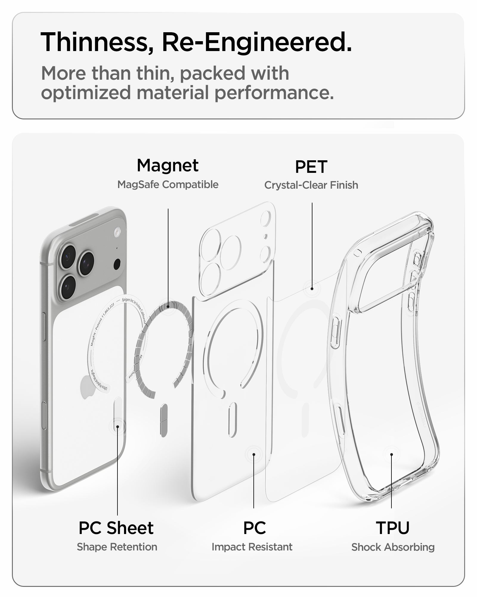 Spigen Ultra Hybrid MagSafe, clear white - iPhone 18 Pro Max/17 Pro Max (16)