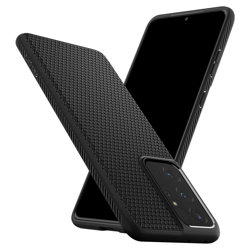 Spigen Liquid Air, black - Samsung Galaxy S21 Ultra (2)