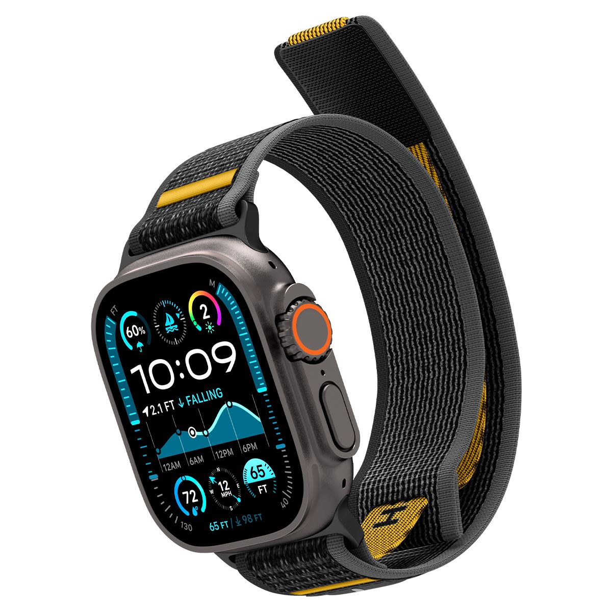 Spigen Athlex Air Active Band, black - Apple Watch 49mm/46mm/45mm/44mm (11)