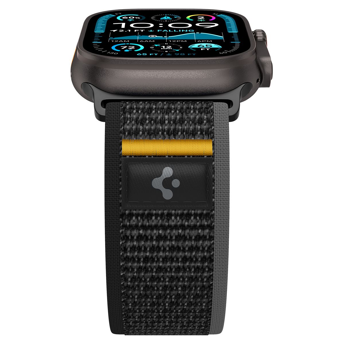 Spigen Athlex Air Active Band, black - Apple Watch 49mm/46mm/45mm/44mm (5)