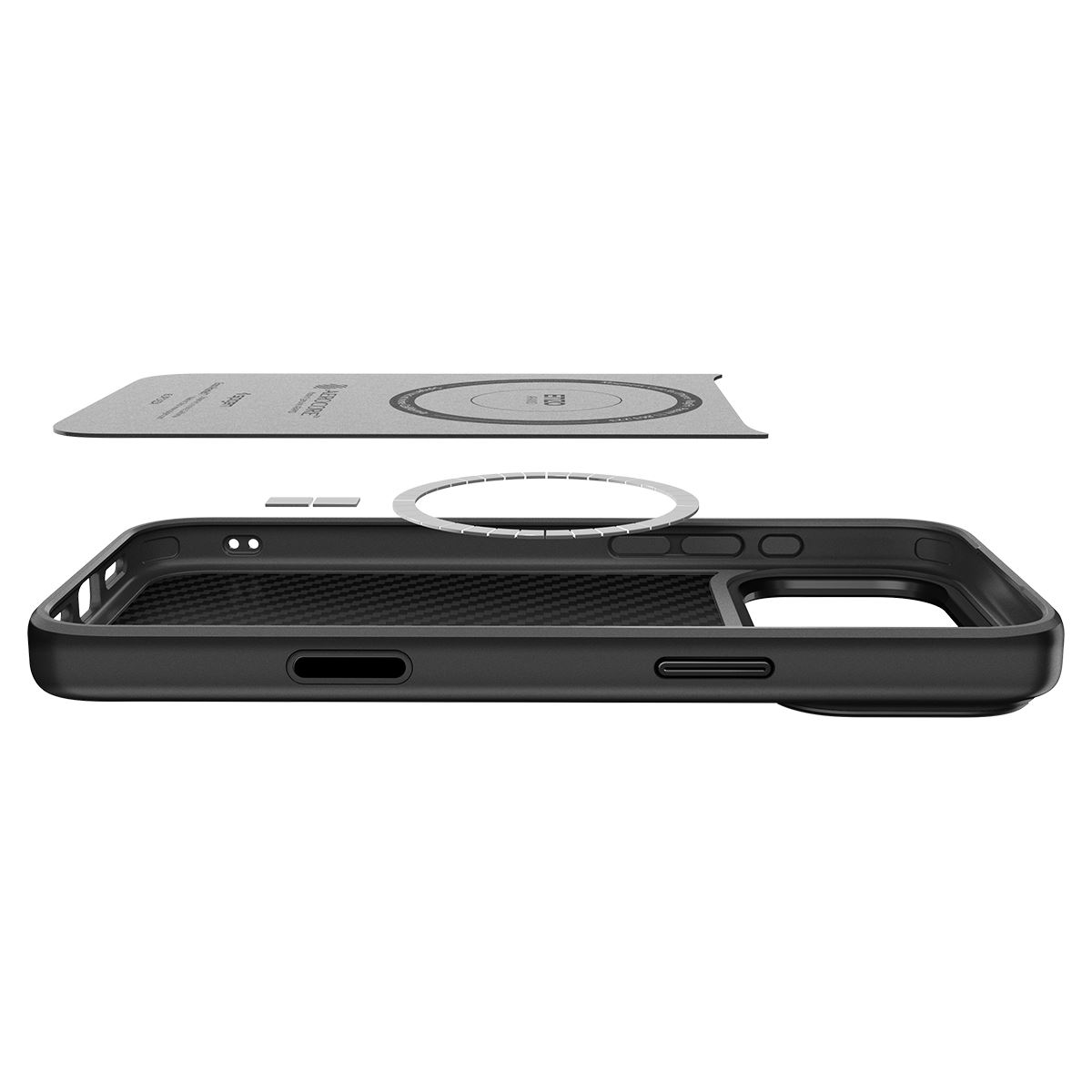 Spigen Enzo Aramid T, black - iPhone 17 Pro Max (8)