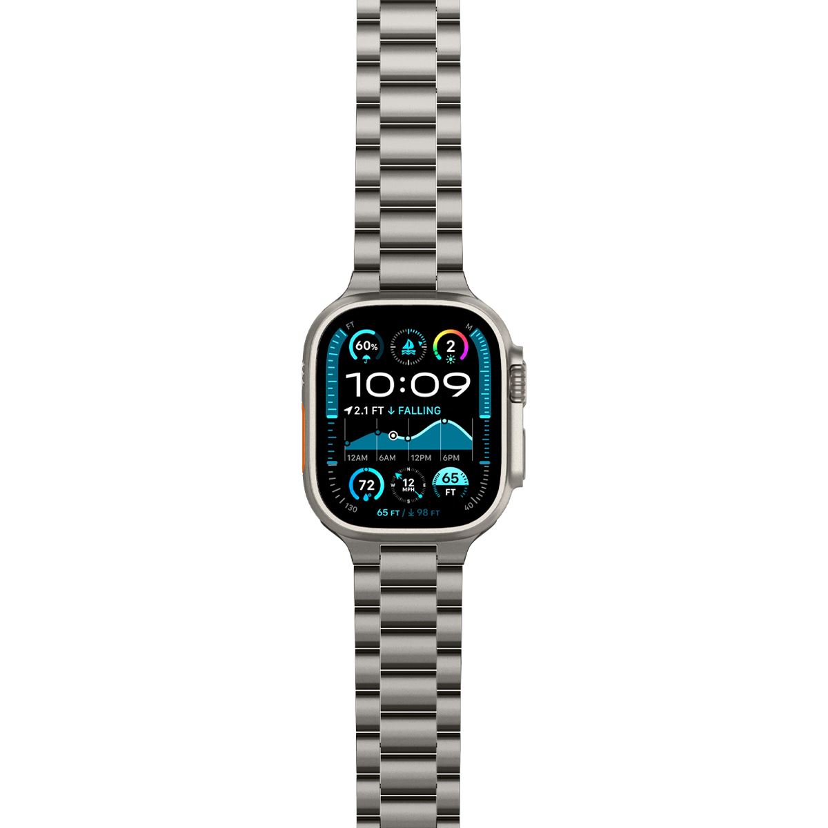 Spigen Modern Fit Titanium, natural titanium - Apple Watch 49mm/46mm/45mm/44mm (6)