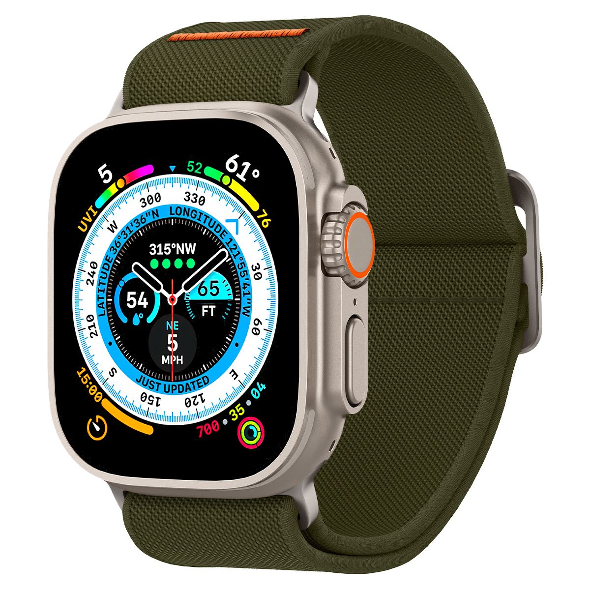 Spigen Lite Fit Ultra, khaki - Apple Watch 49mm/46mm/45mm/44mm/42mm (1)