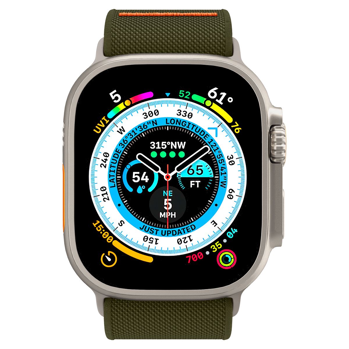 Spigen Lite Fit Ultra, khaki - Apple Watch 49mm/46mm/45mm/44mm/42mm (4)