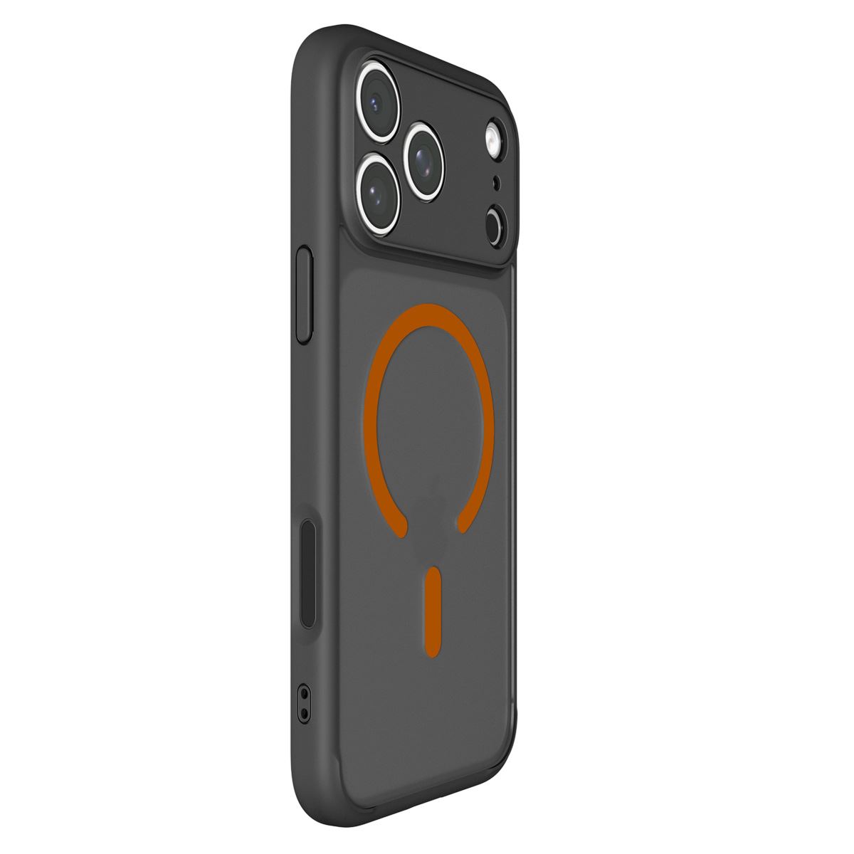 Spigen Ultra Hybrid MagSafe, frost black orange - iPhone 18 Pro/17 Pro (14)