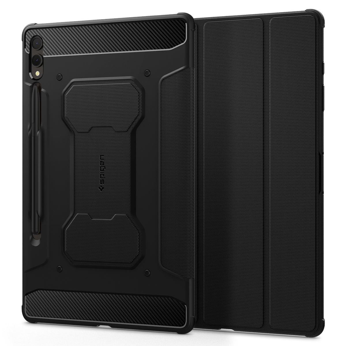 Spigen Rugged Armor Pro, black - Samsung Galaxy Tab S10/S9+ (2)
