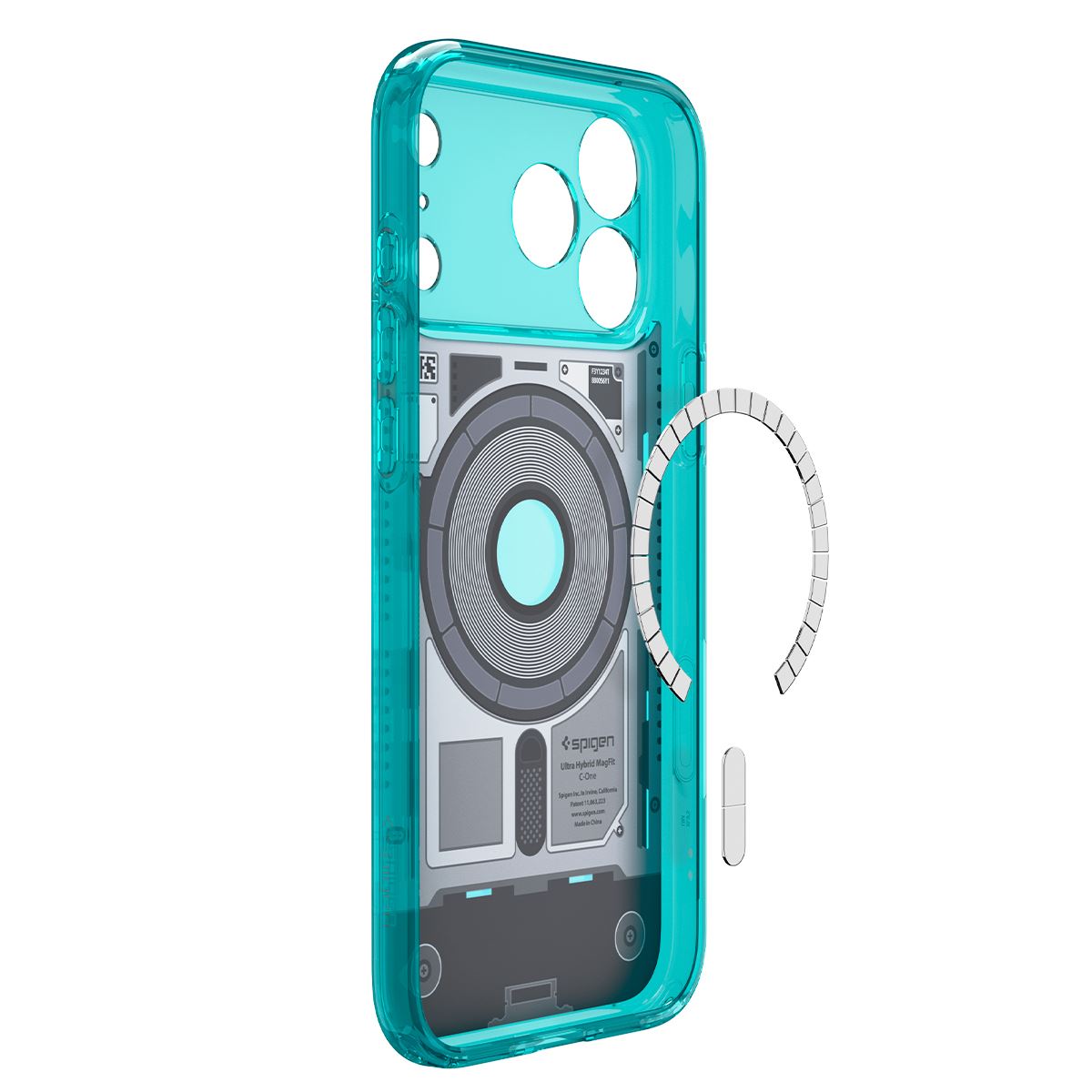 Spigen Ultra Hybrid MagSafe, c-one bondi blue - iPhone 18 Pro/17 Pro (12)