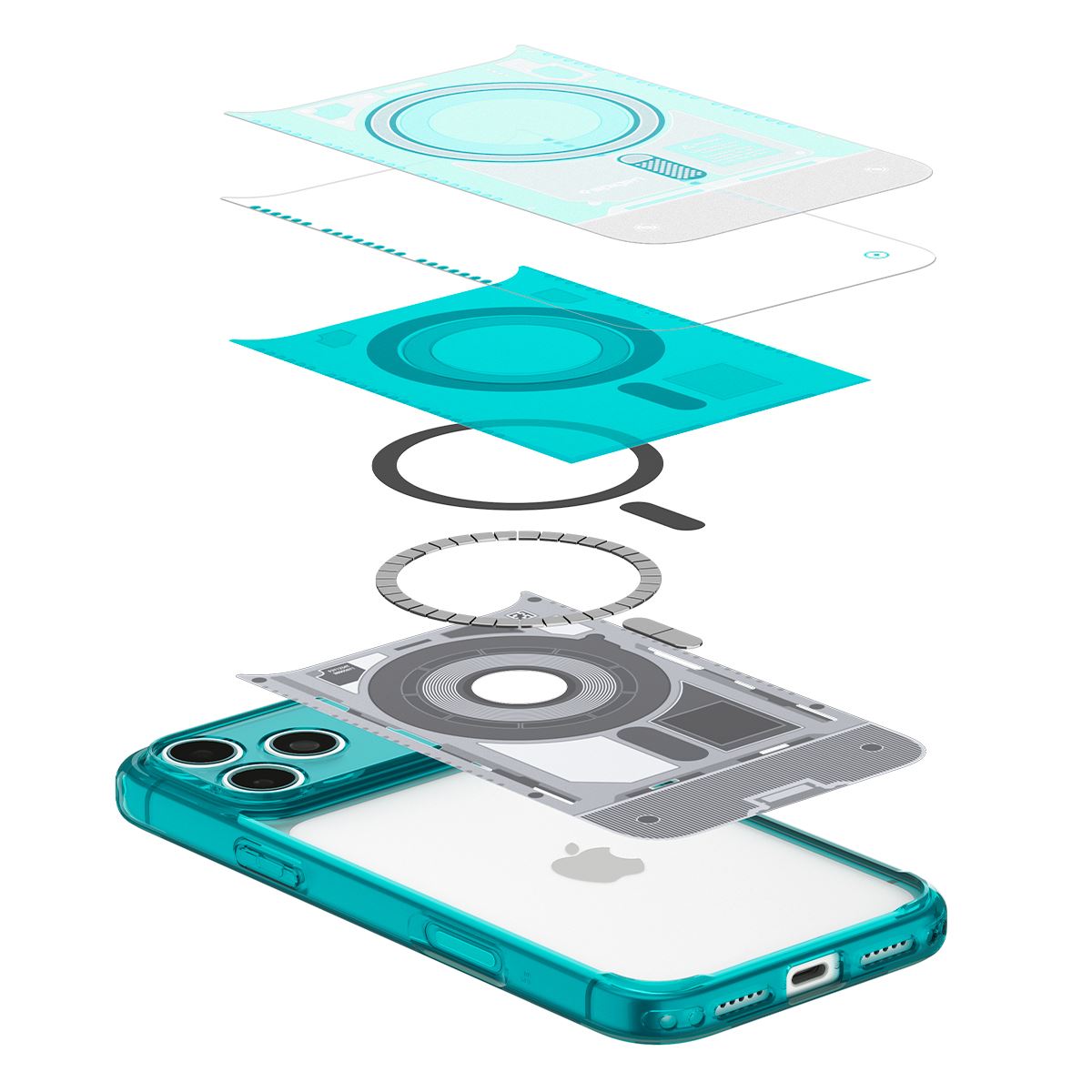 Spigen Ultra Hybrid MagSafe, c-one bondi blue - iPhone 18 Pro/17 Pro (15)