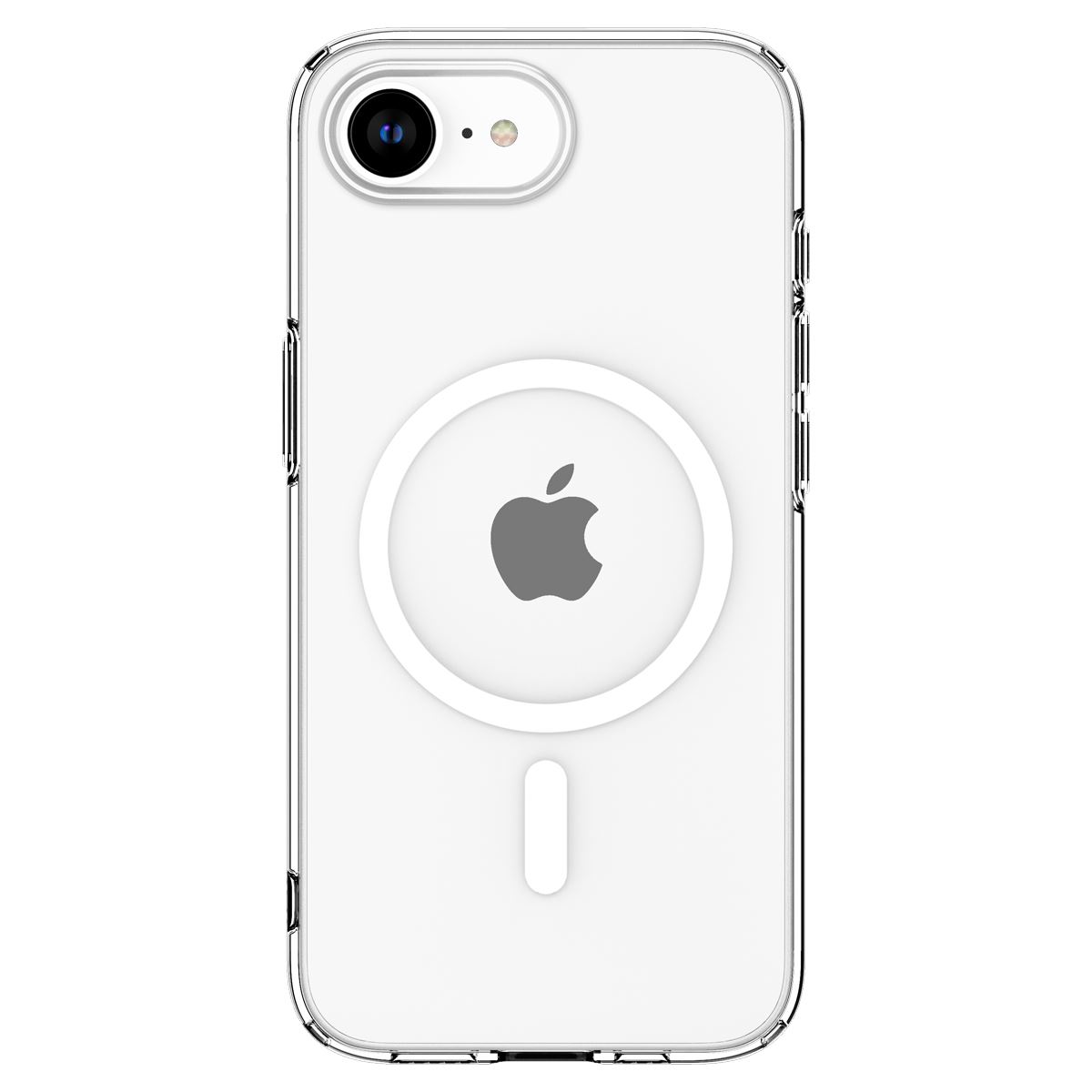 Spigen Crystal Flex MagSafe, clear white - iPhone 16e (2)