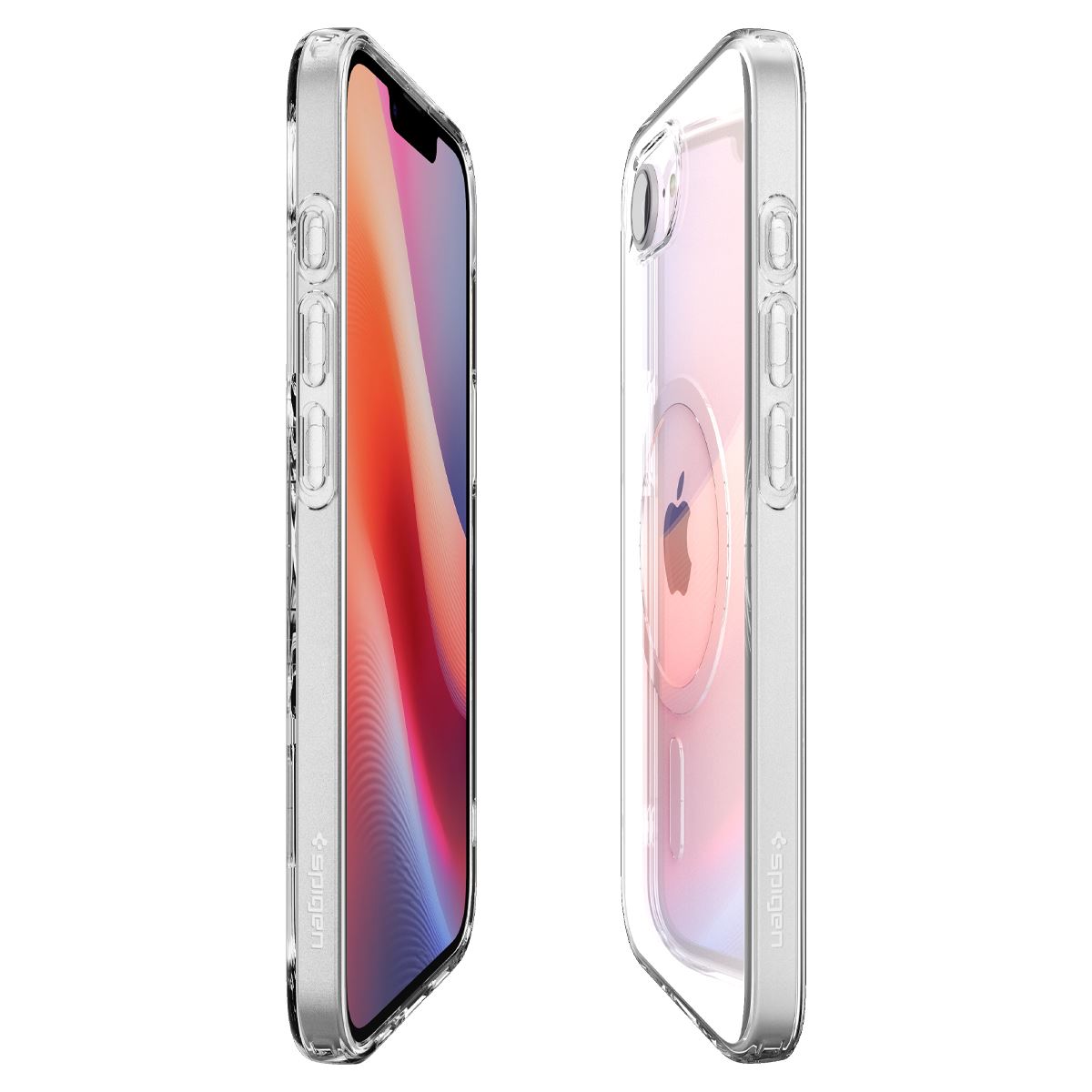 Spigen Crystal Flex MagSafe, clear white - iPhone 16e (7)