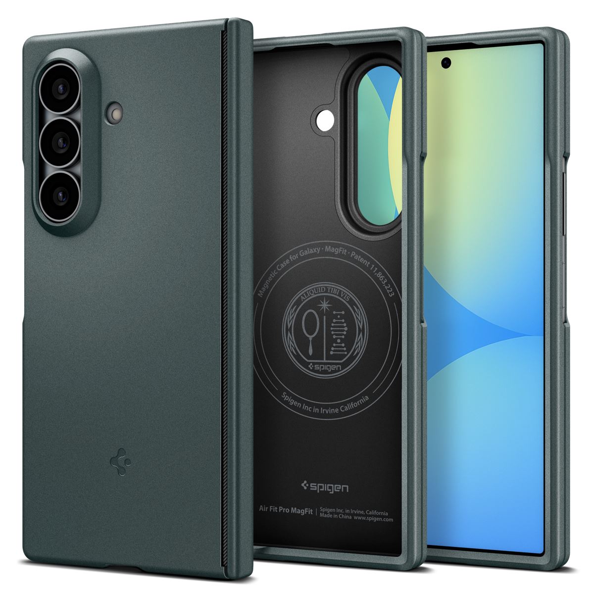 Spigen Air Fit Pro MagSafe, abyss green - Samsung Galaxy Z Fold8 Ultra (1)