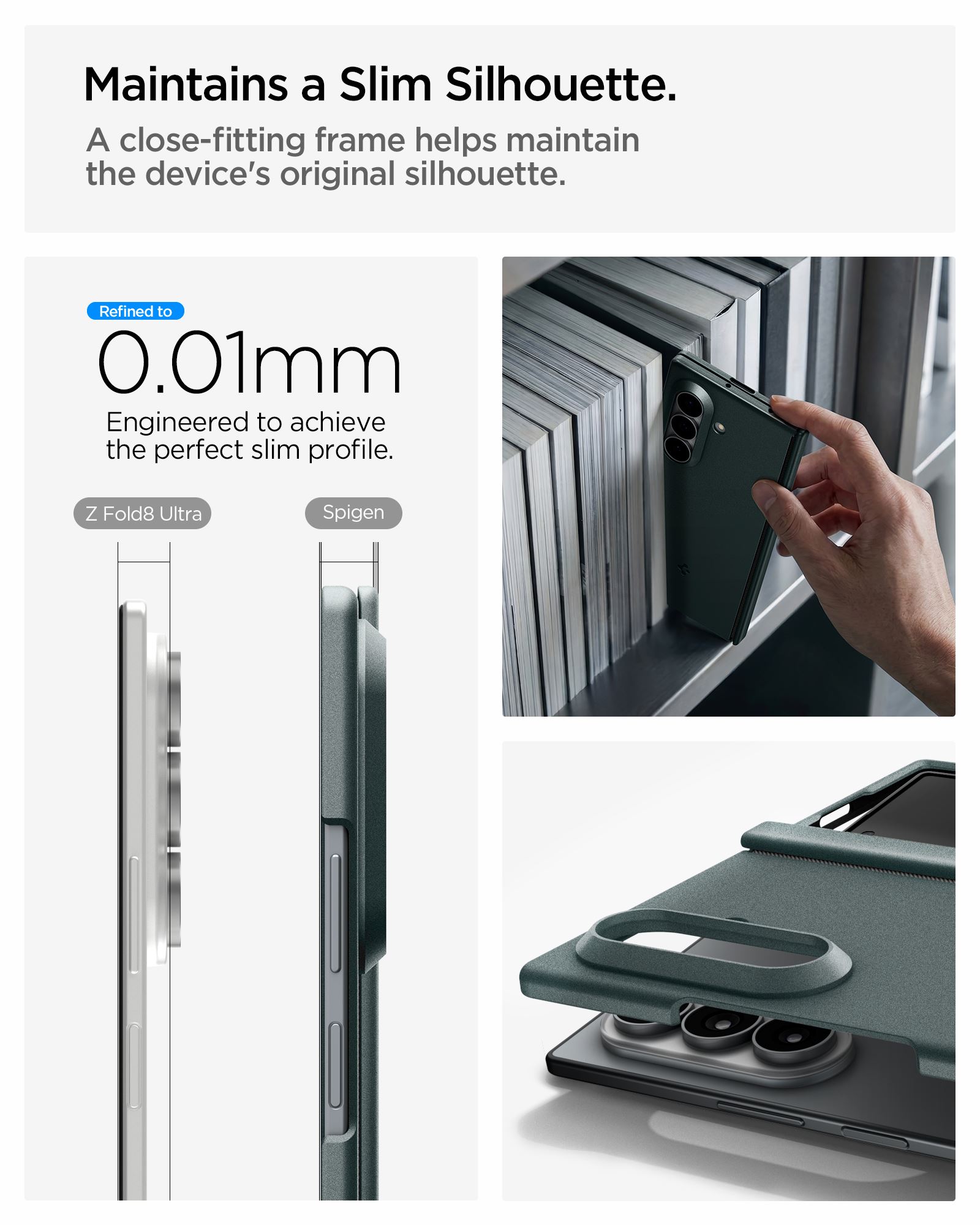 Spigen Air Fit Pro MagSafe, abyss green - Samsung Galaxy Z Fold8 Ultra (21)