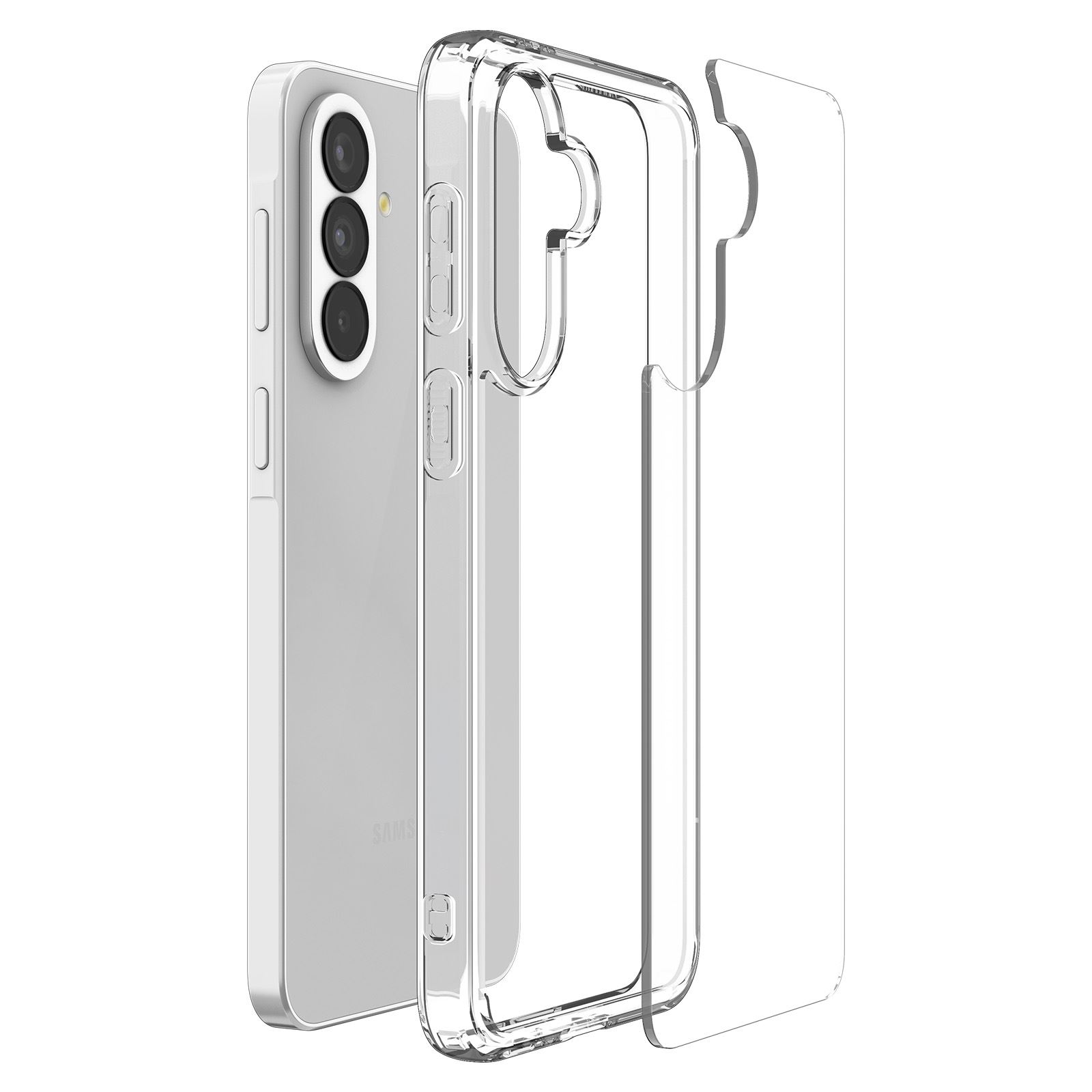 Spigen Ultra Hybrid, crystal clear - Samsung Galaxy A37 5G (8)