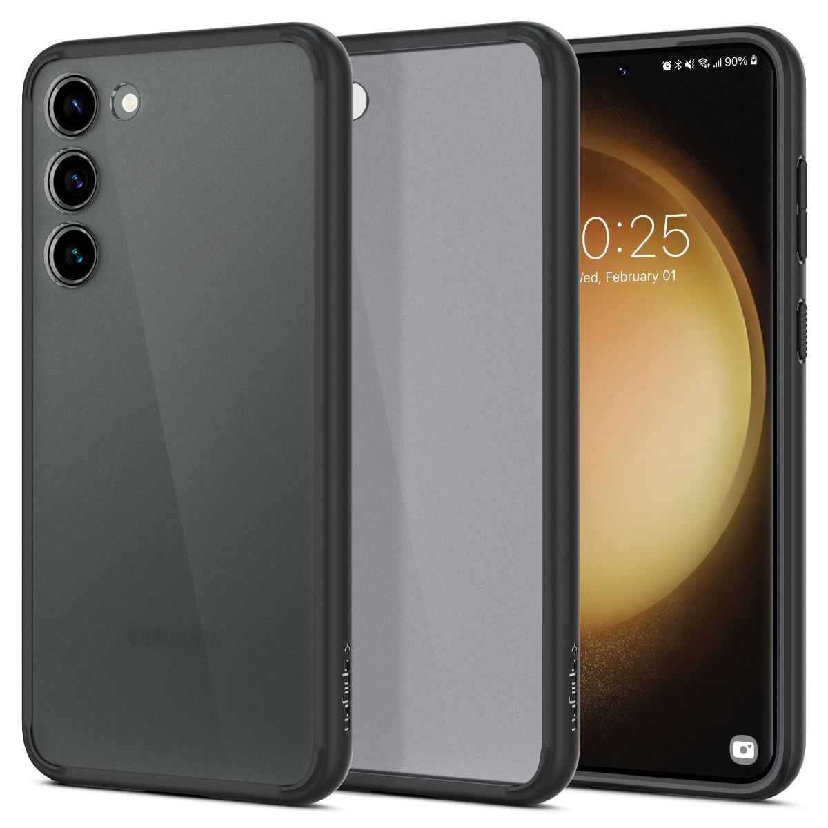 Spigen Ultra Hybrid, frost black - Samsung Galaxy S23