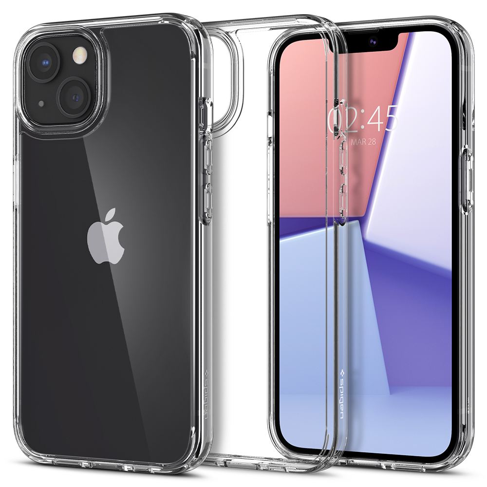 Spigen Crystal Hybrid, crystal clear - iPhone 13