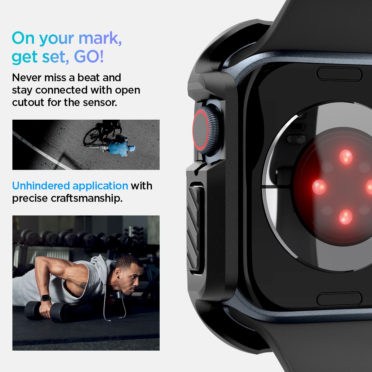 Spigen Tough Armor, black - Apple Watch 11/10 46mm (12)