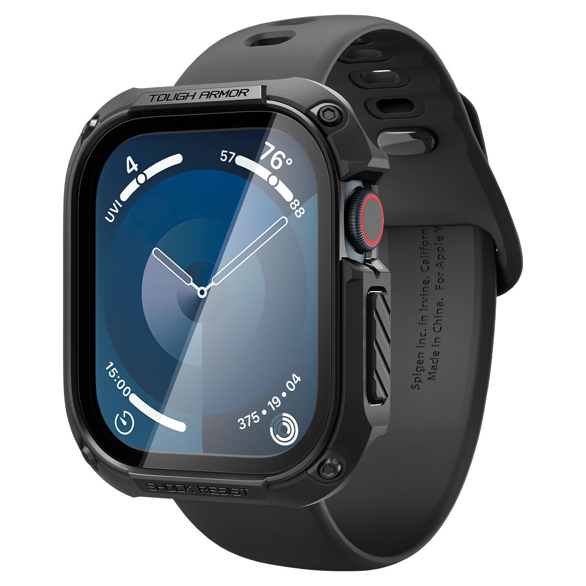 Spigen Tough Armor, black - Apple Watch 11/10 46mm