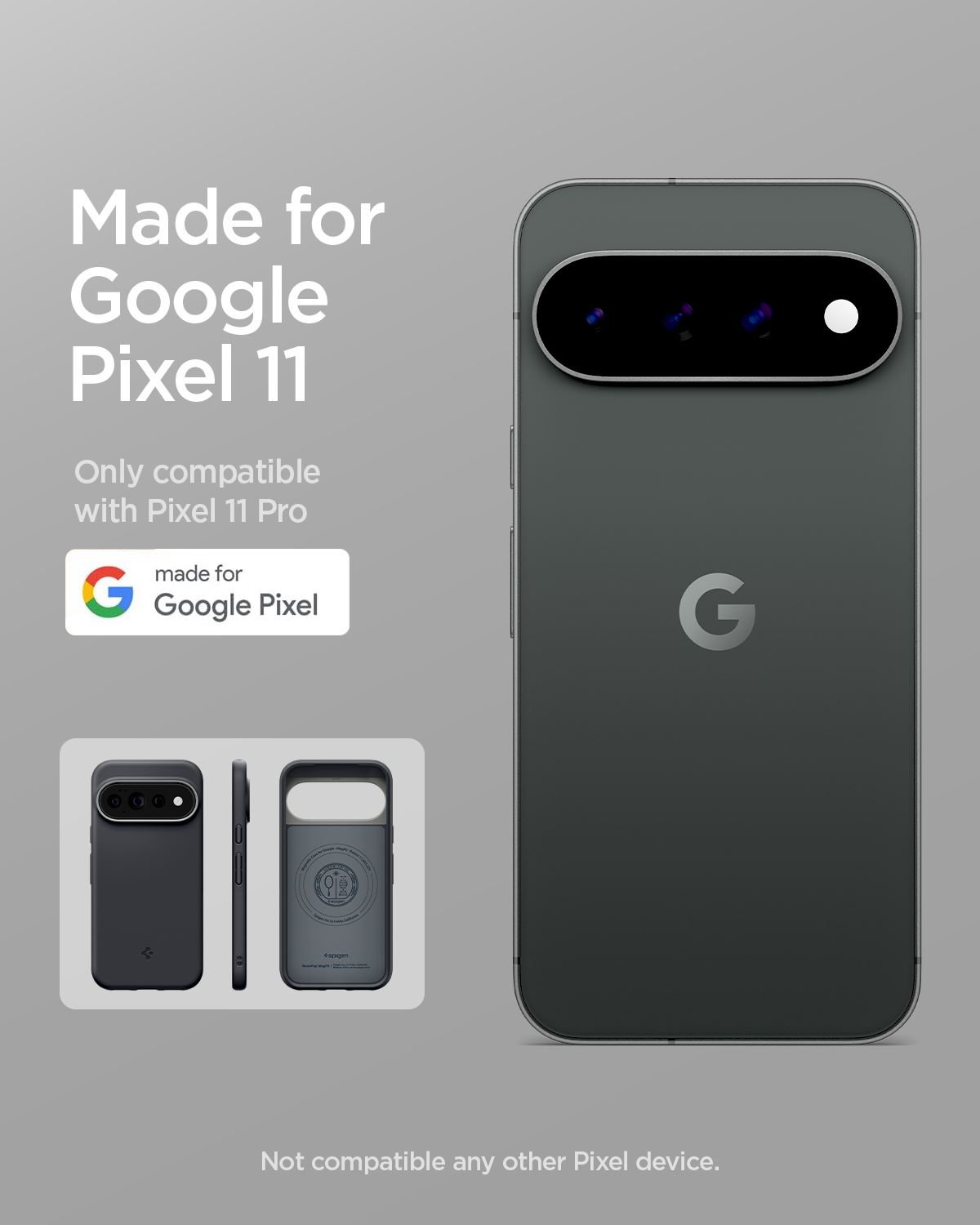 Spigen Nano Pop MagSafe, black sesame - Google Pixel 11 Pro (11)
