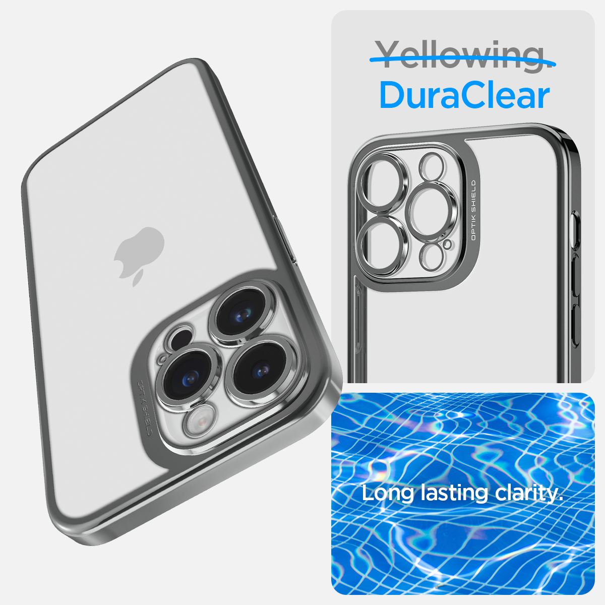 Spigen Optik Crystal, chrome gray - iPhone 14 Pro Max (11)