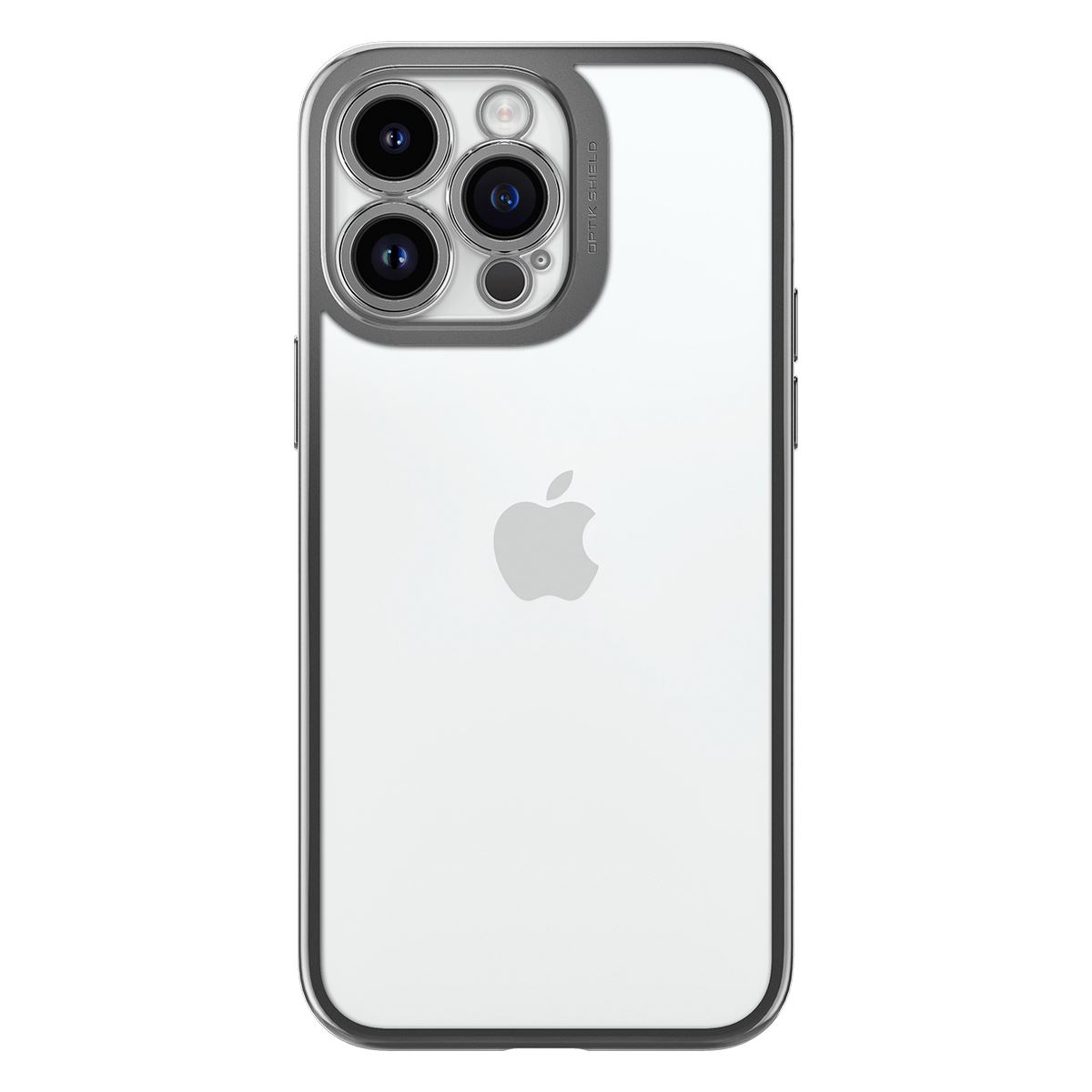 Spigen Optik Crystal, chrome gray - iPhone 14 Pro Max (2)