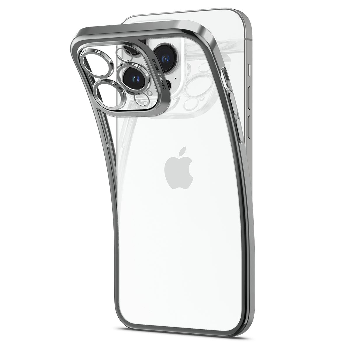 Spigen Optik Crystal, chrome gray - iPhone 14 Pro Max (6)