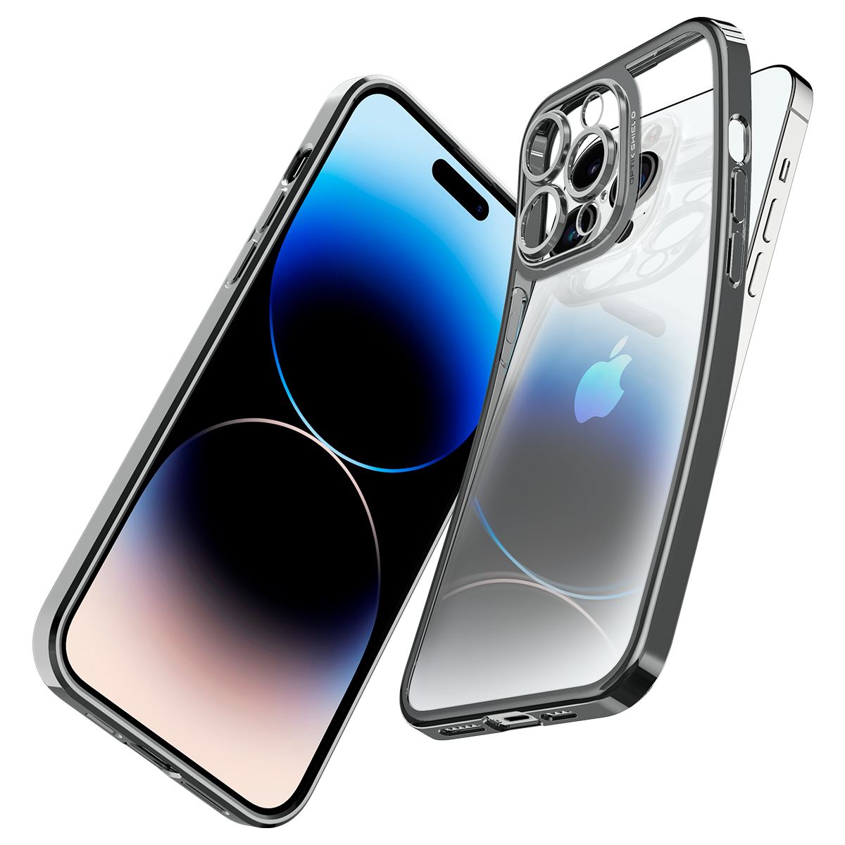Spigen Optik Crystal, chrome gray - iPhone 14 Pro Max (8)