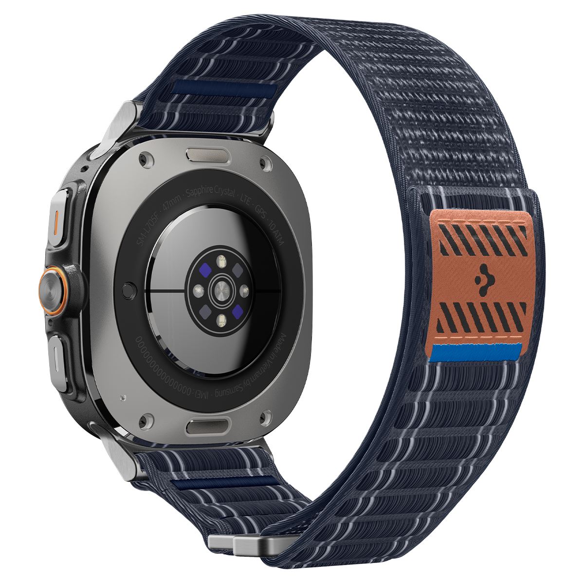 Spigen Fabric Band (hook-and-loop), navy - Samsung Galaxy Watch Ultra 47mm (9)