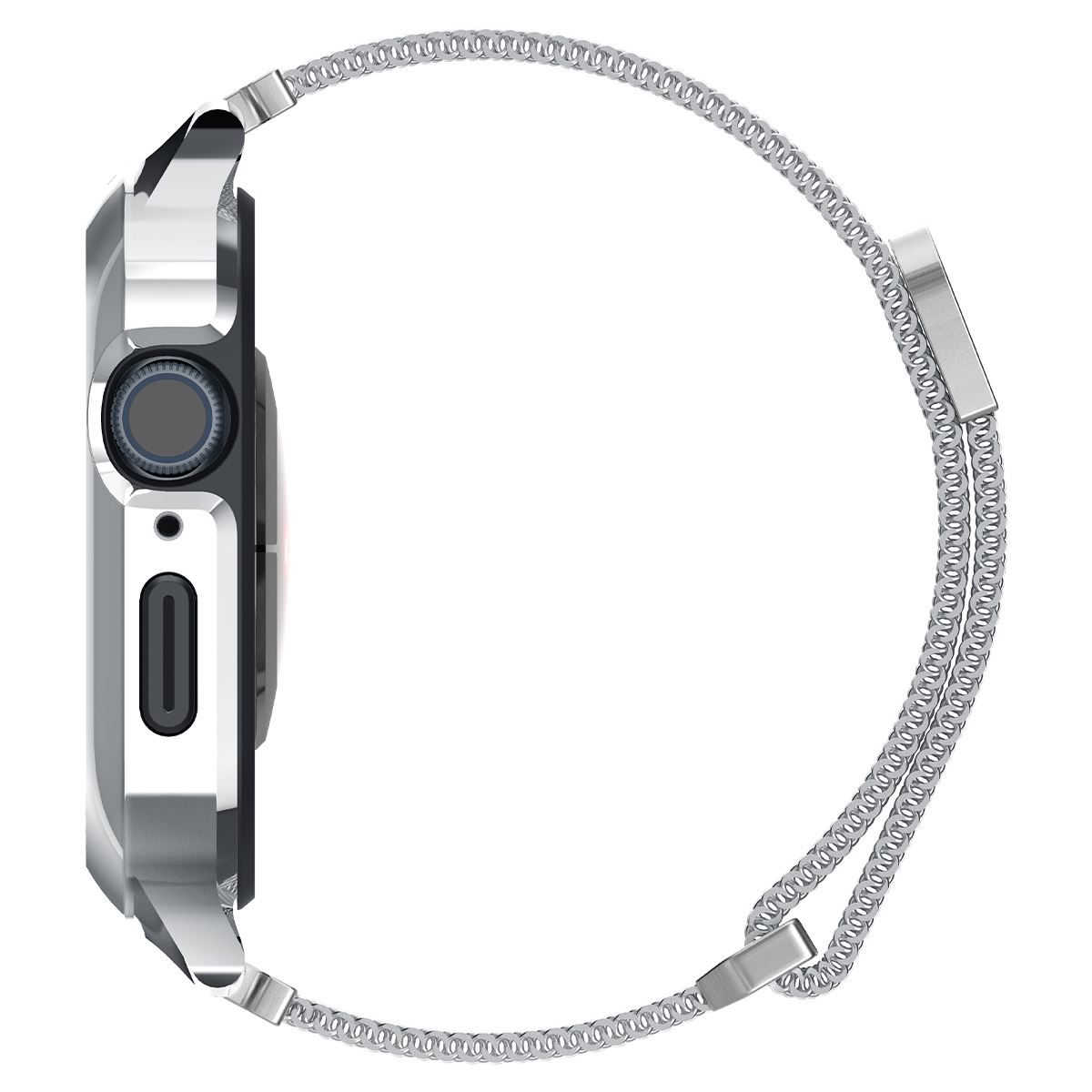 Spigen Metal Fit Pro, silver - Apple Watch 9/8/7 45mm (5)