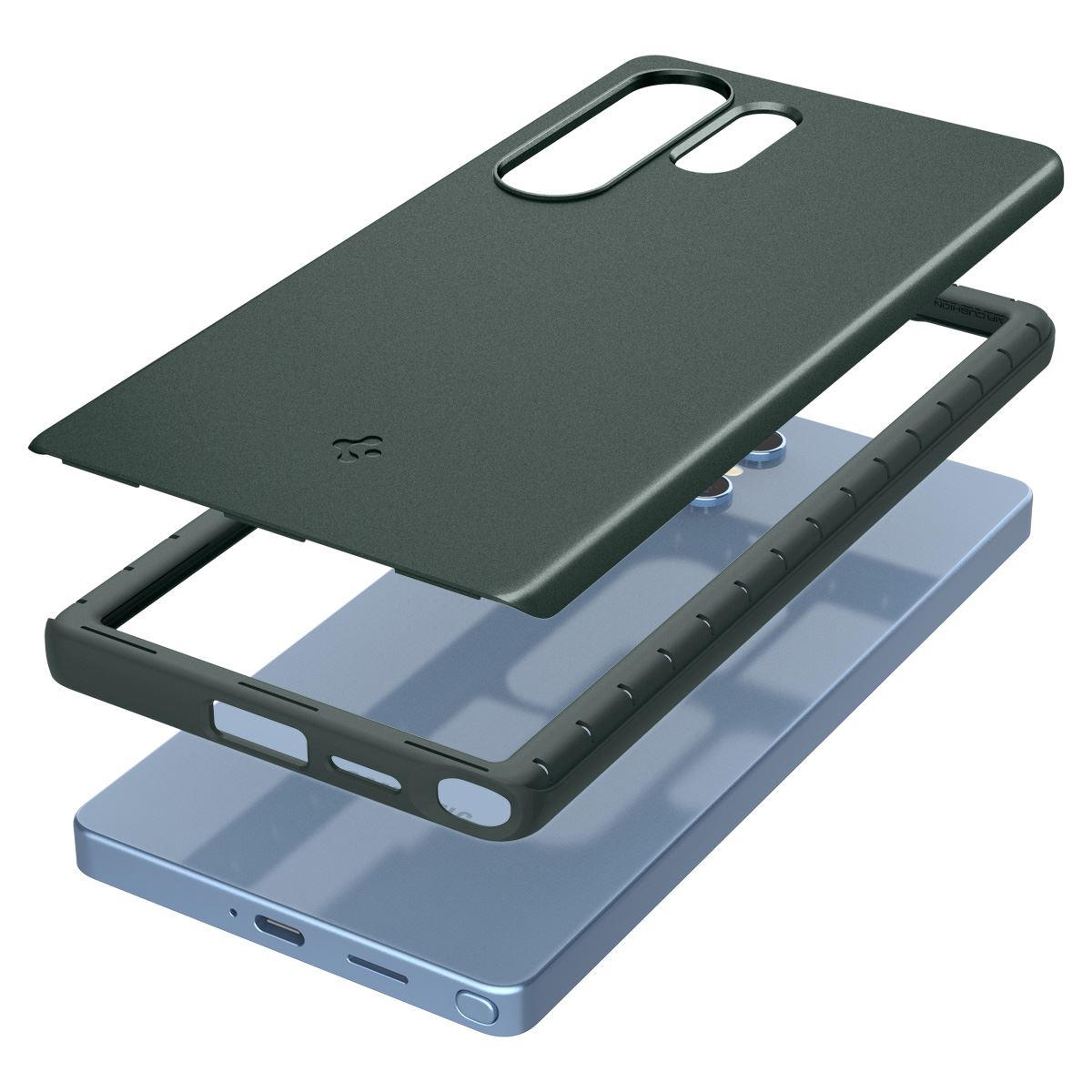 Spigen Thin Fit MagSafe, abyss green - Samsung Galaxy S25 Ultra (12)
