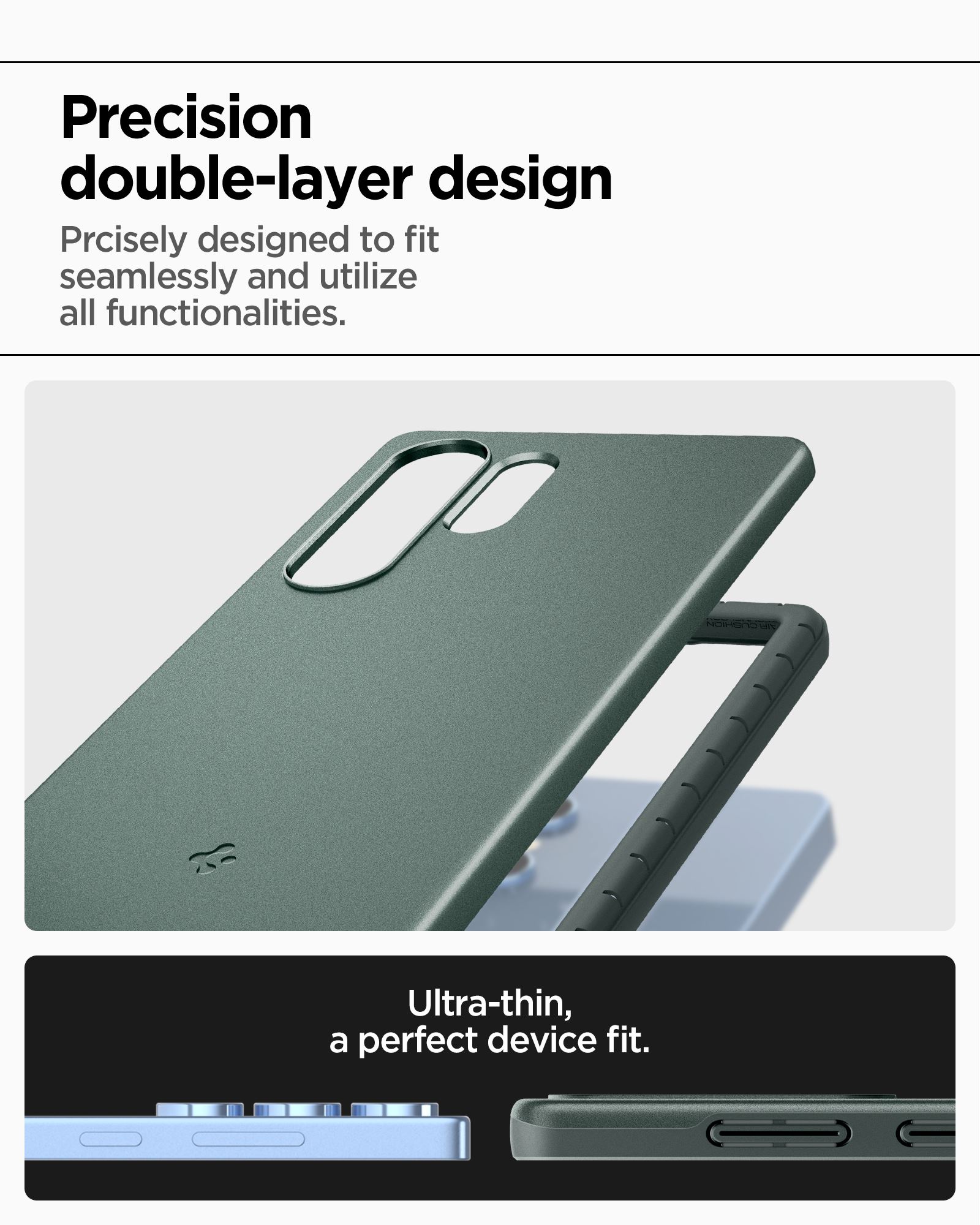 Spigen Thin Fit MagSafe, abyss green - Samsung Galaxy S25 Ultra (18)