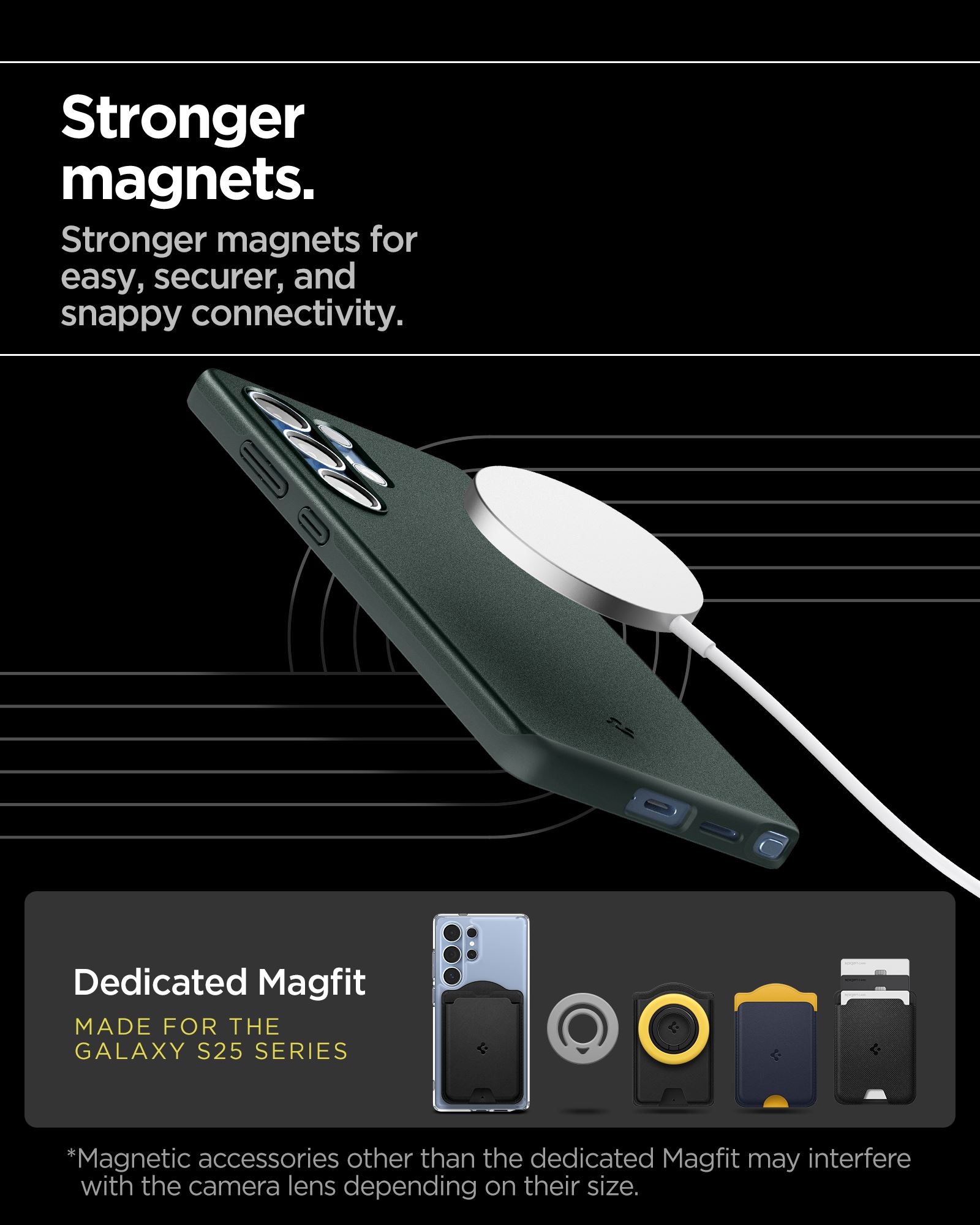 Spigen Thin Fit MagSafe, abyss green - Samsung Galaxy S25 Ultra (19)