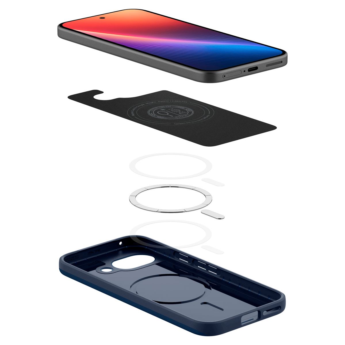 Spigen Thin Fit MagSafe, navy blue - Google Pixel 9a (6)
