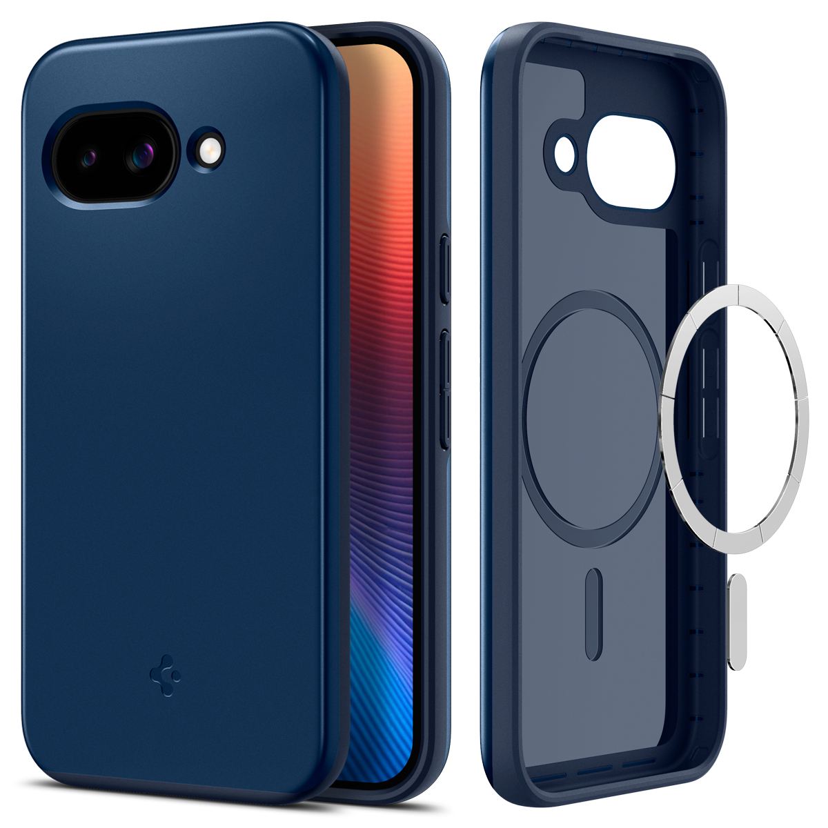 Spigen Thin Fit MagSafe, navy blue - Google Pixel 9a