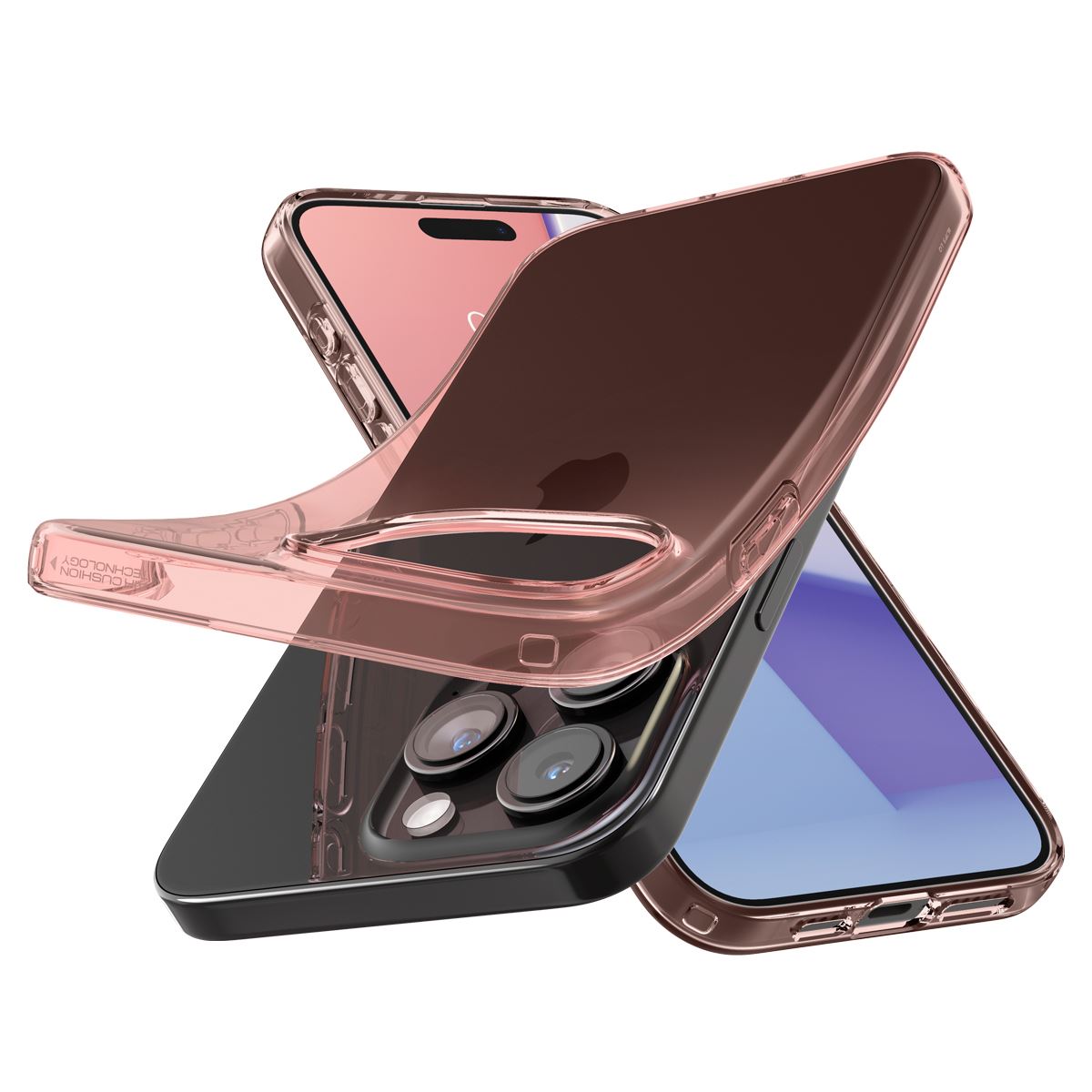 Spigen Crystal Flex, rose crystal - iPhone 15 Pro Max (7)